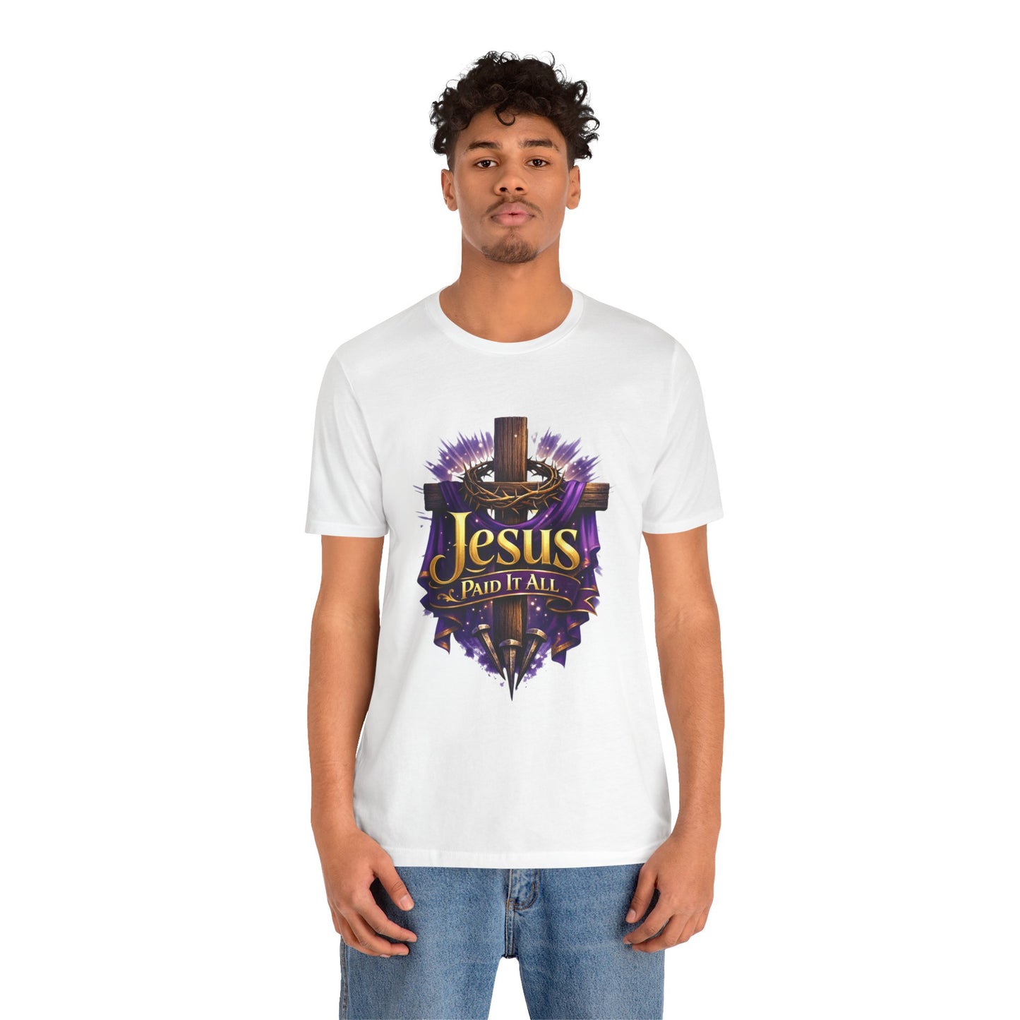 Jesus Paid It All Christian Cross Tee