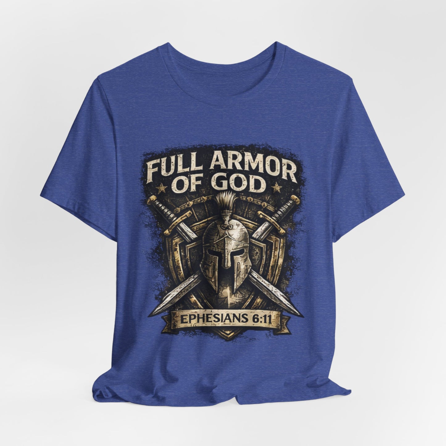 Full Armor of God T-Shirt — Ephesians 6:11 Christian Faith Tee
