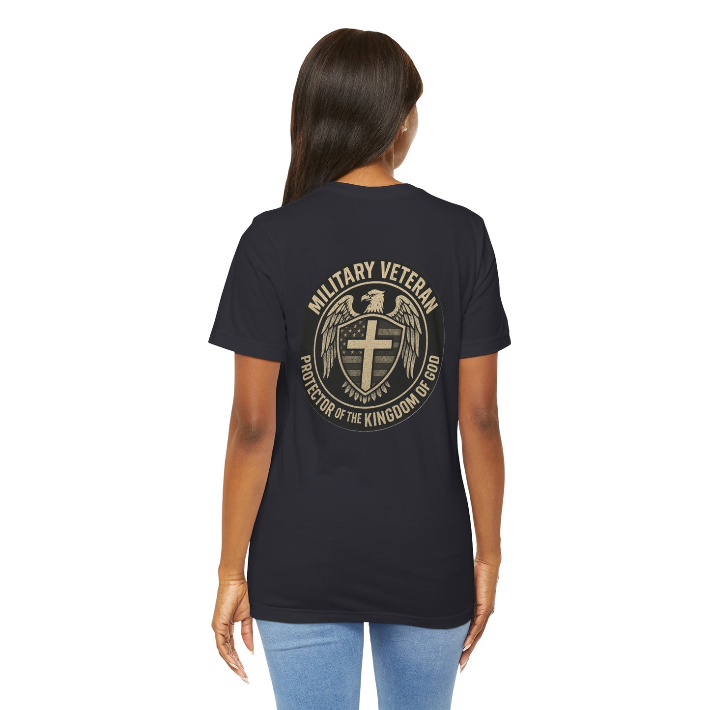 Veteran Protector Tee — "Military Veteran Protector of the Kingdom of God"