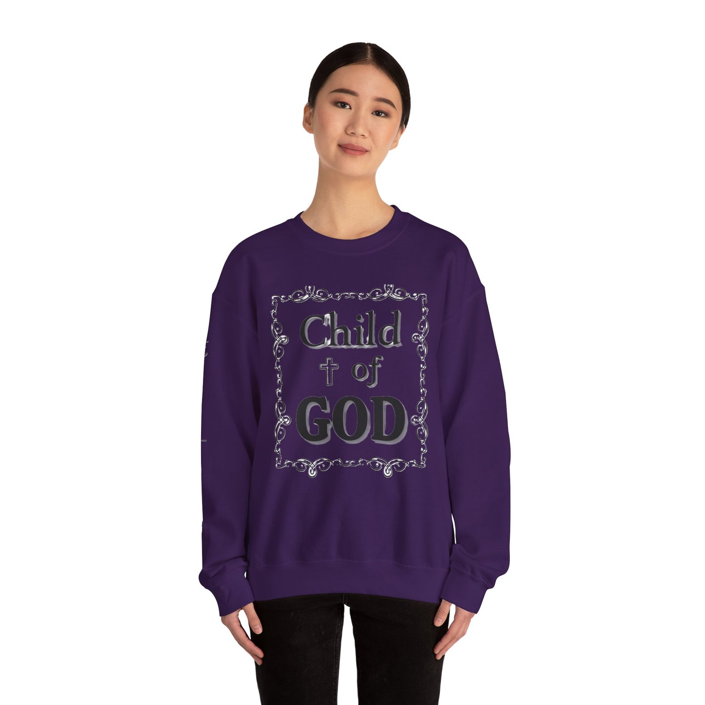 Unisex Heavy Blend™ Crewneck Sweatshirt "Child of God"