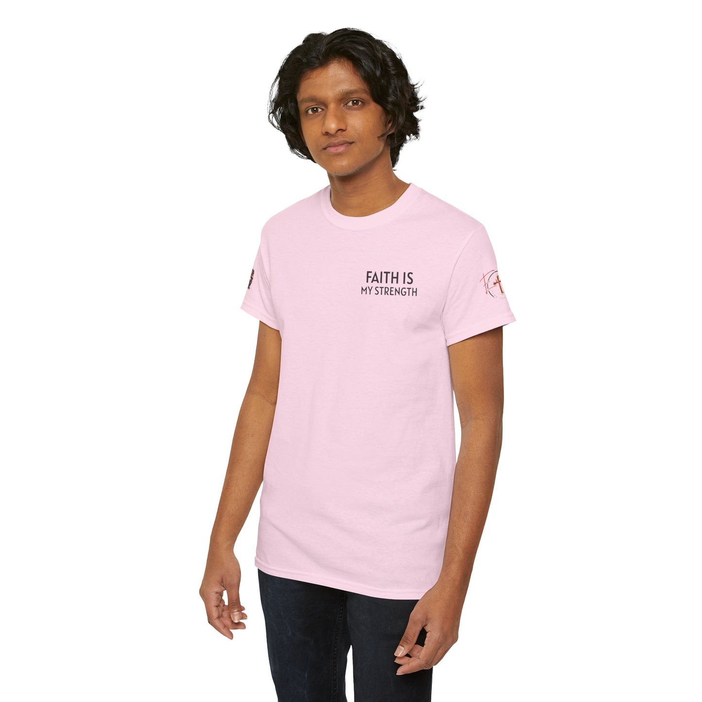 Christian Tee - Philippians 4:13 'Faith Is My Strength'