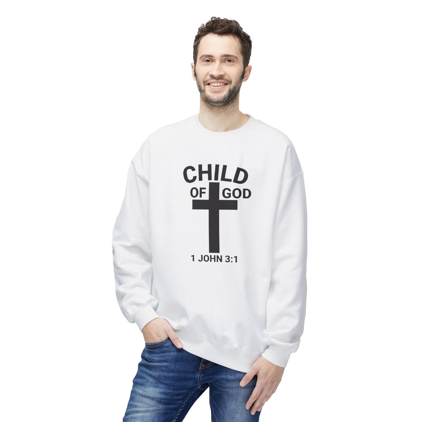 Fleece Sweatshirt Child of God 1 John 3:1
