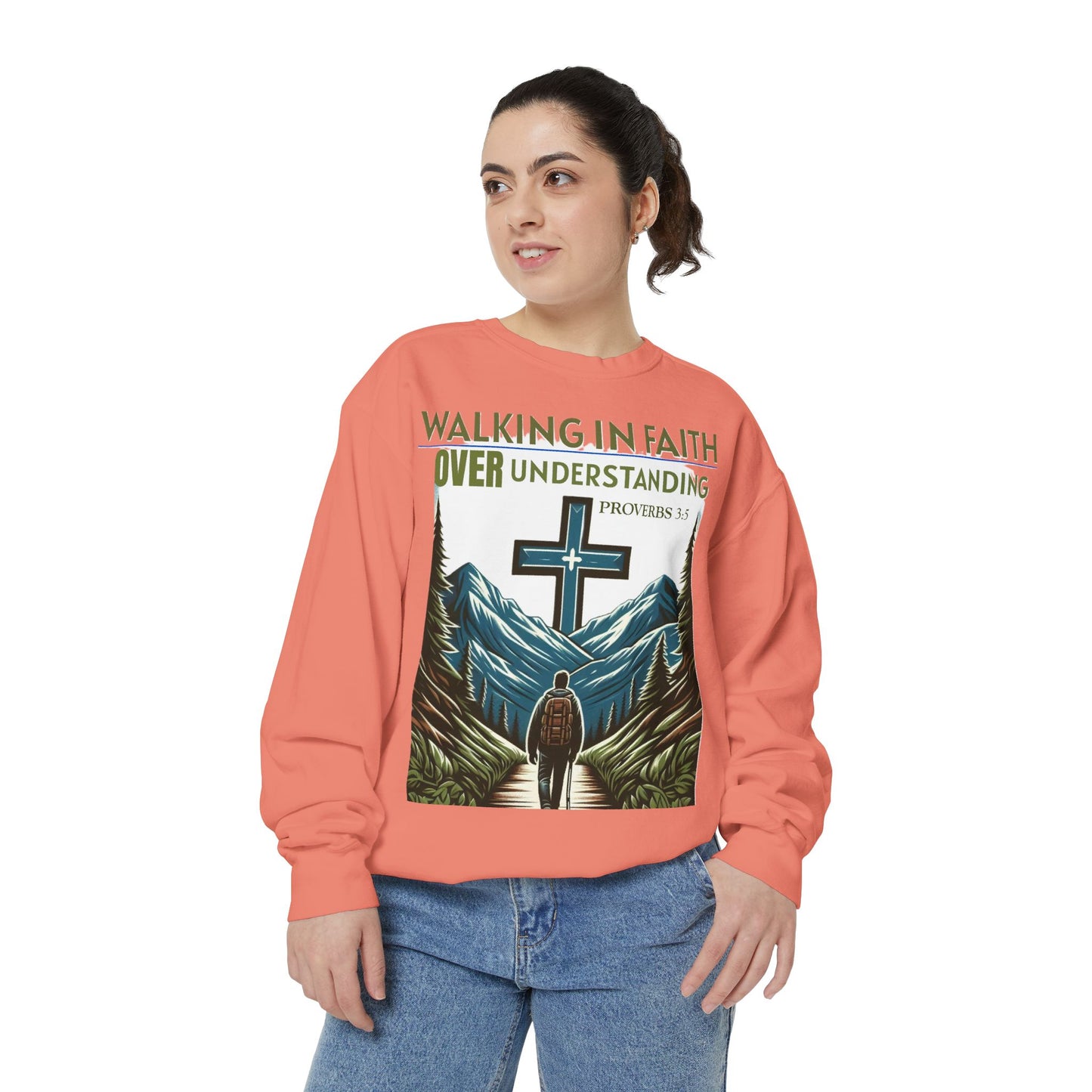 Faithful Unisex Sweatshirt - Bible Verse Proverbs 3:5