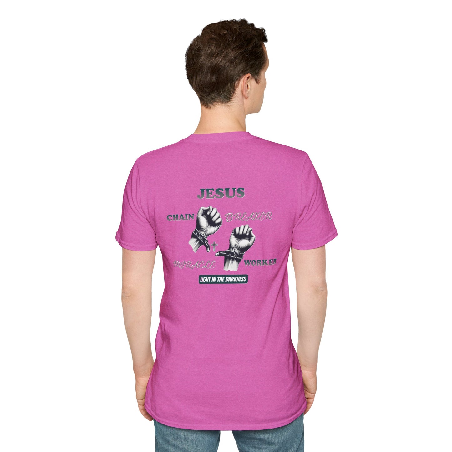 Christian Unisex Tee - Jesus Chain Breaker Design