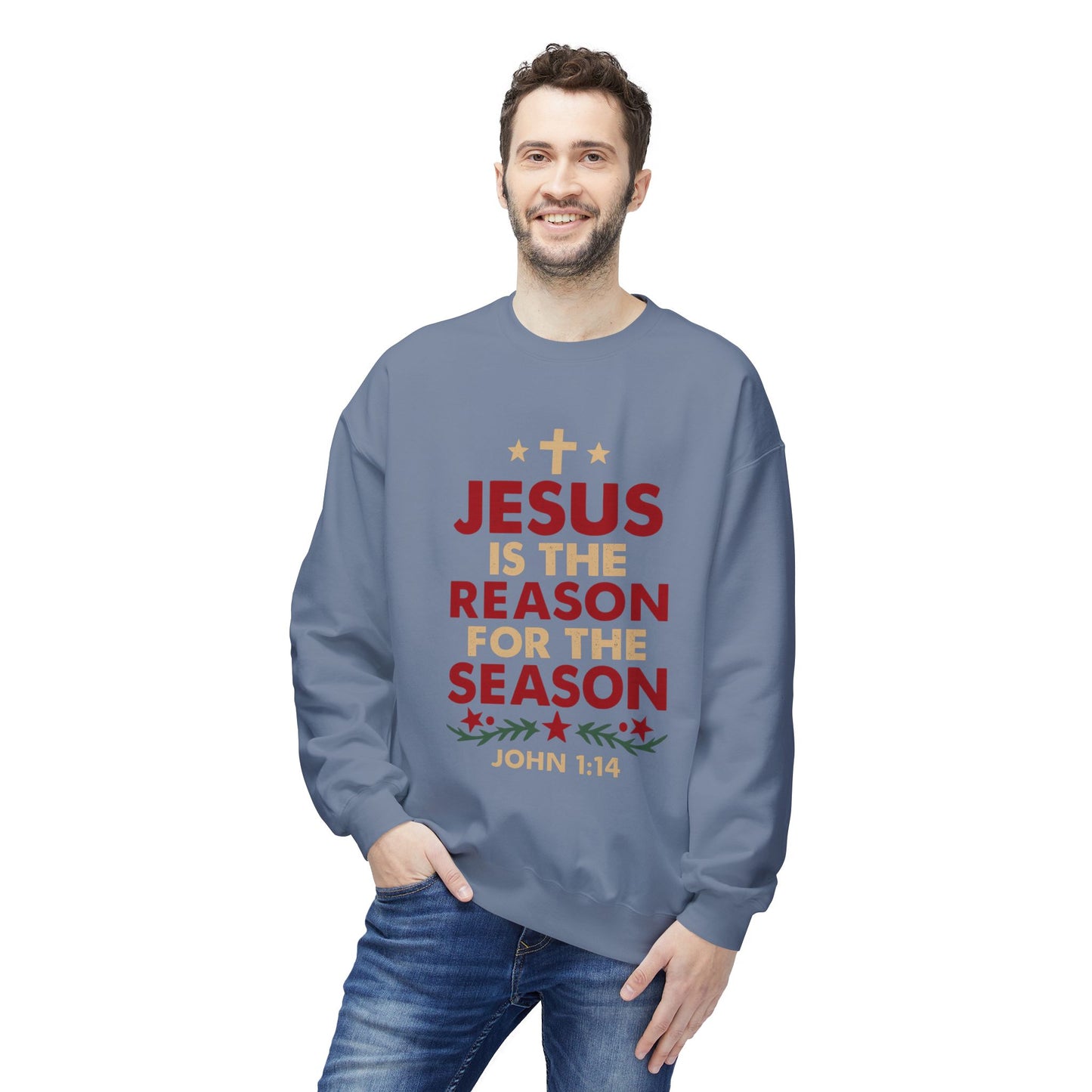 Jesus Is the Reason for the Season Crewneck Sweatshirt