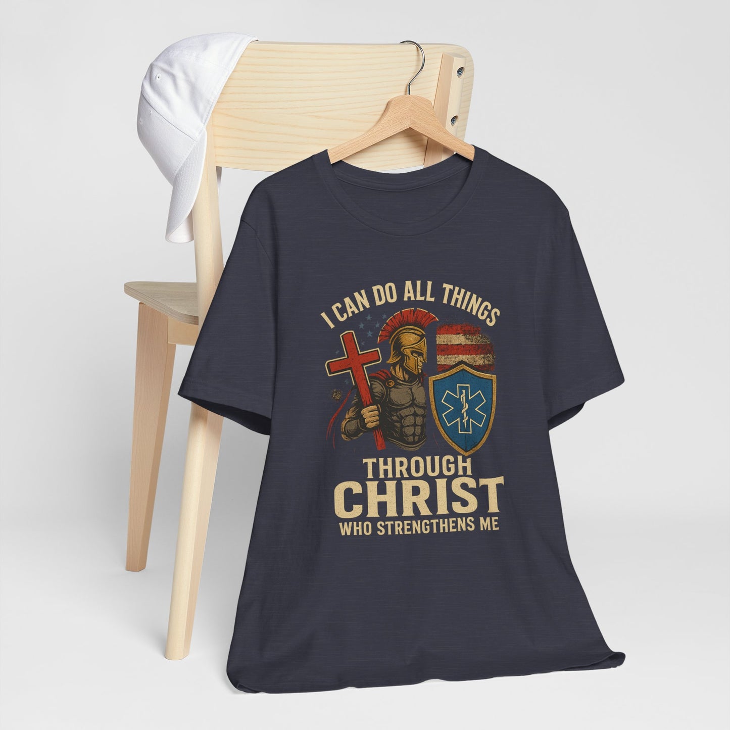 Medical Personnel Tee — "I Can Do All Things Through Christ"