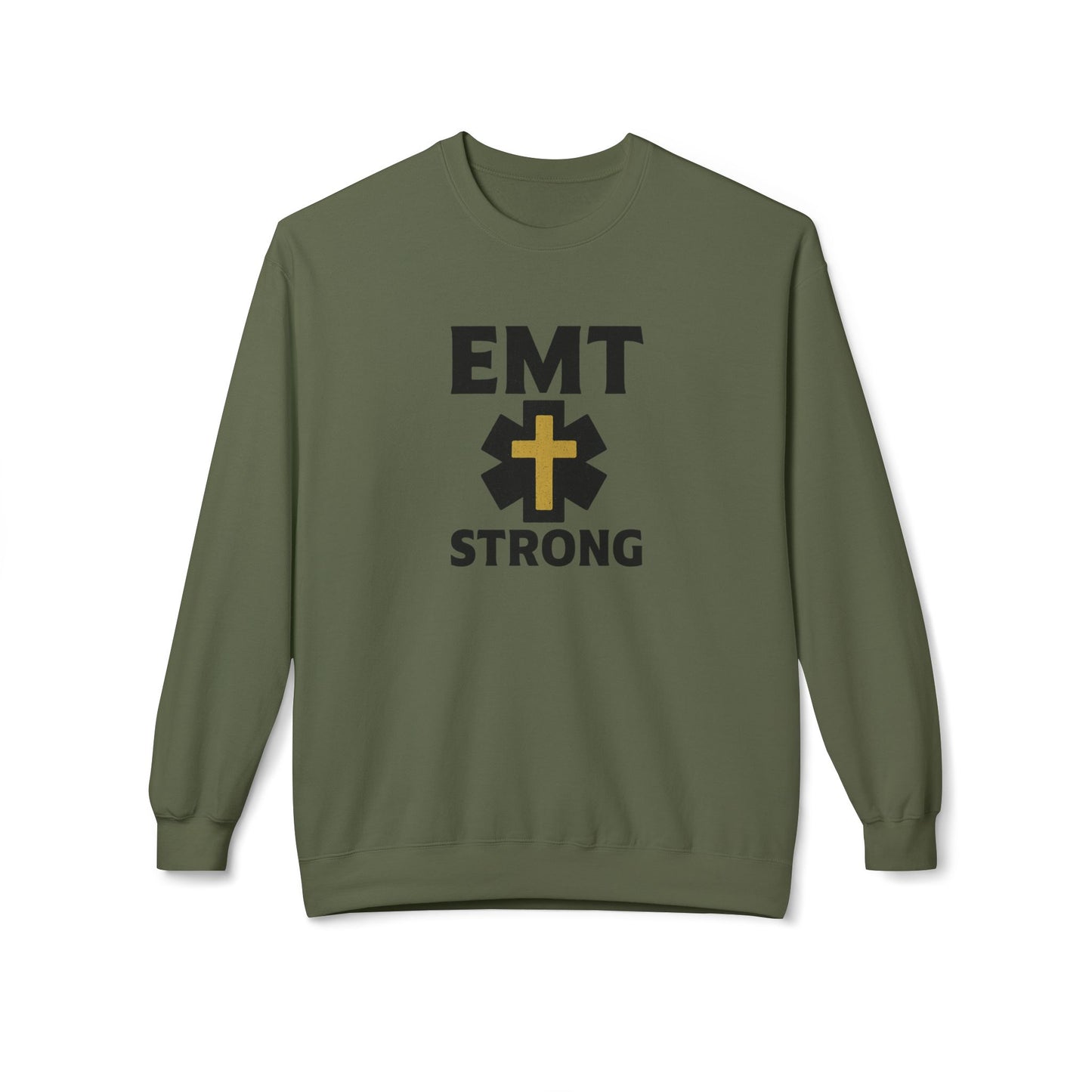 EMT Strong Christian Cross Sweatshirt