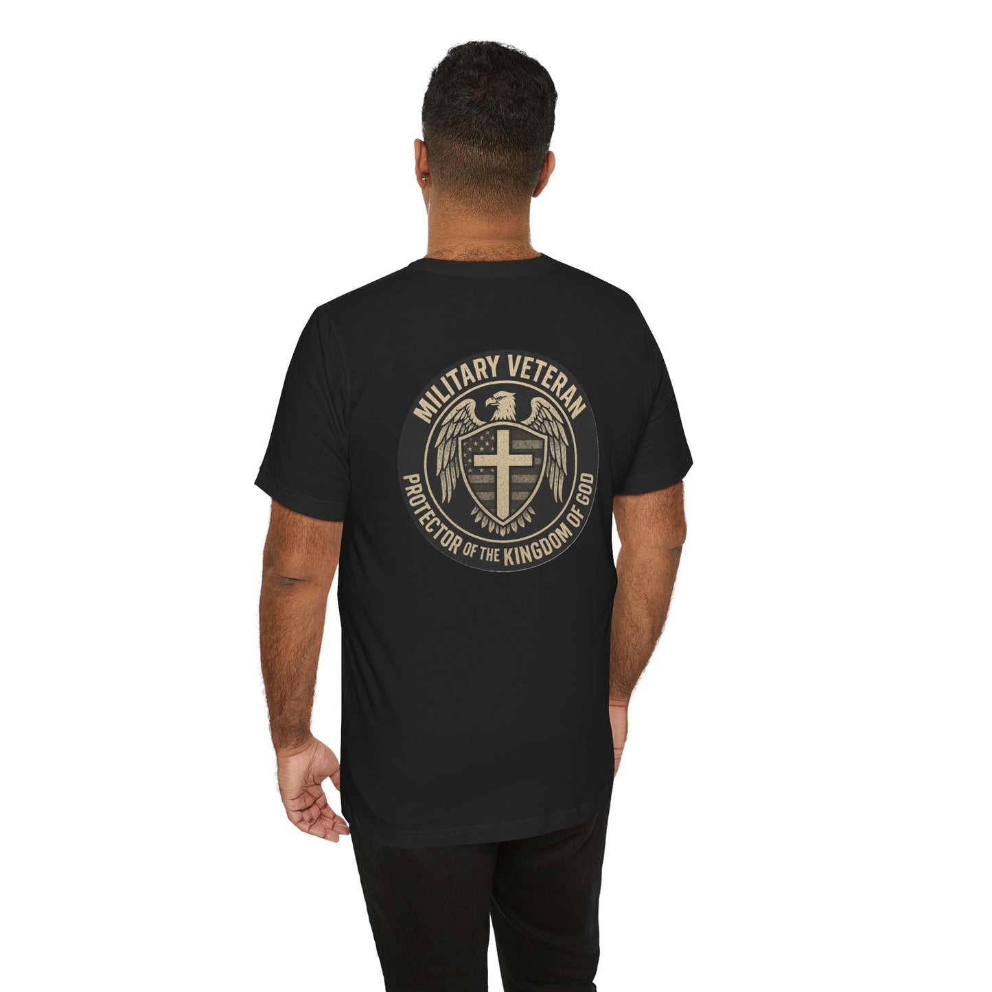 Veteran Protector Tee — "Military Veteran Protector of the Kingdom of God"