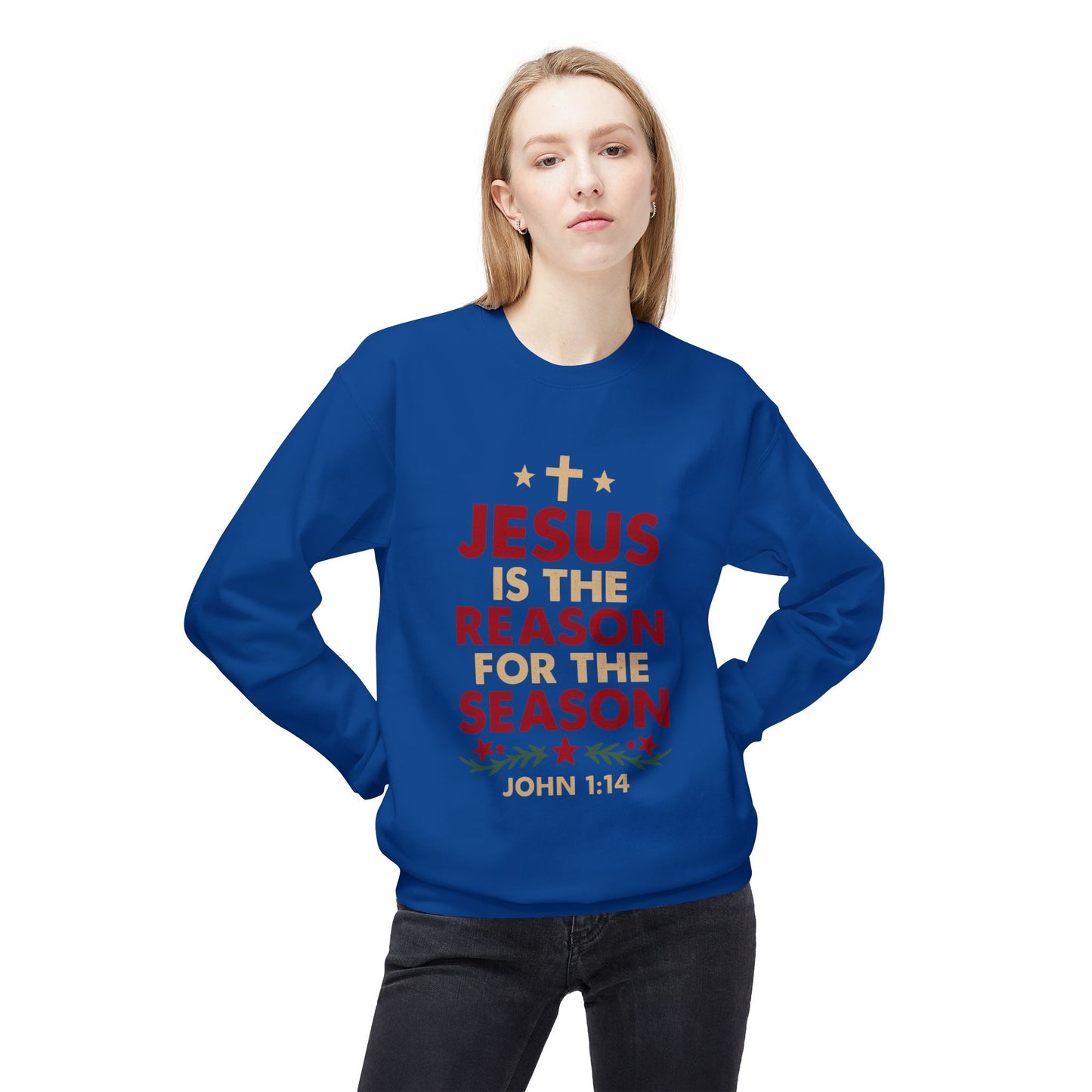 Jesus Is the Reason for the Season Crewneck Sweatshirt