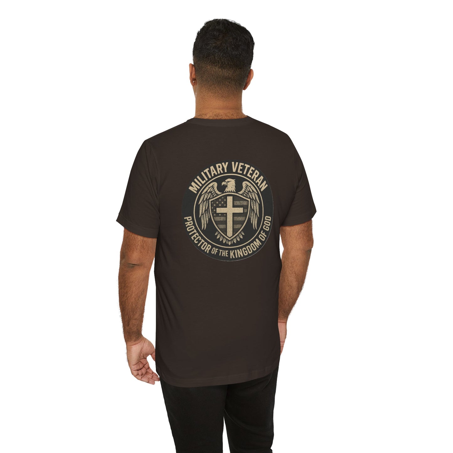 Veteran Protector Tee — "Military Veteran Protector of the Kingdom of God"
