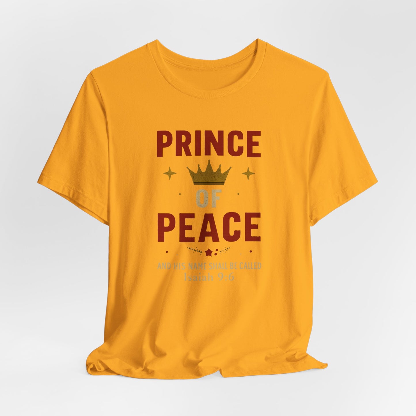 Prince of Peace Isaiah 9:6 T-Shirt — Bible Verse Christian Tee