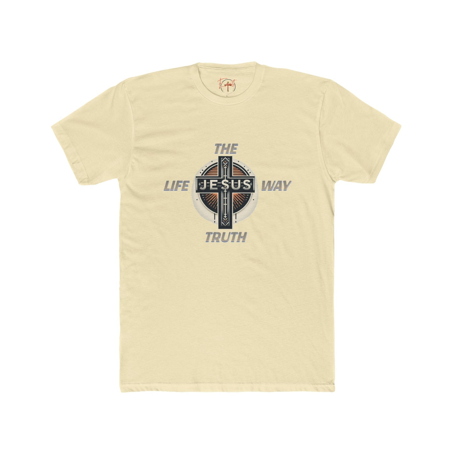 Copy of Unisex Cotton Crew Tee "THE WAY TRUTH LIFE"