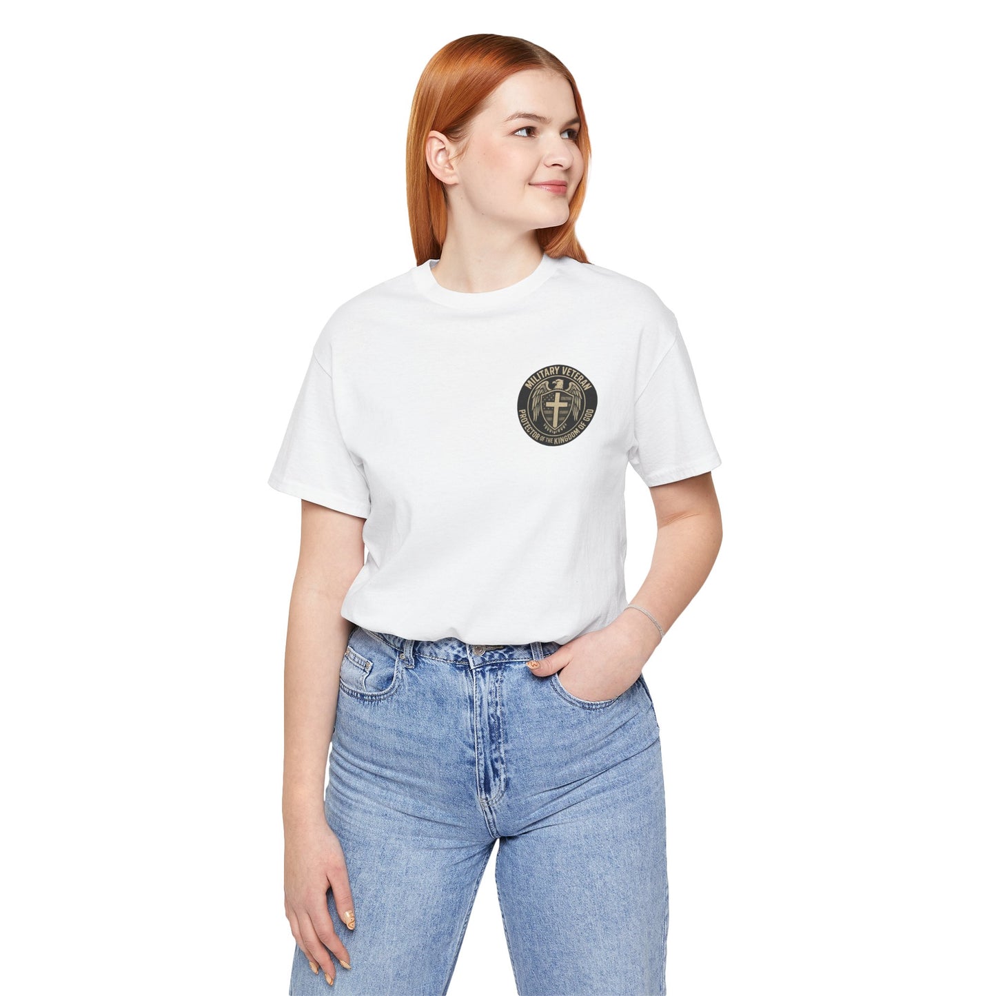 Veteran Protector Tee — "Military Veteran Protector of the Kingdom of God"