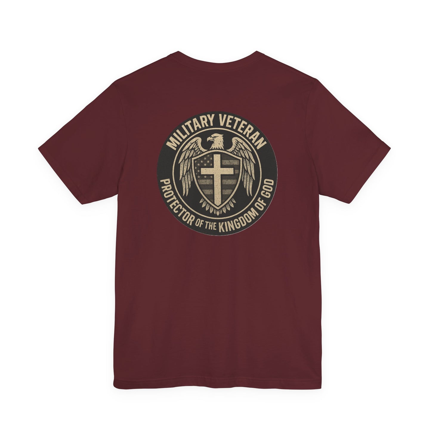 Veteran Protector Tee — "Military Veteran Protector of the Kingdom of God"