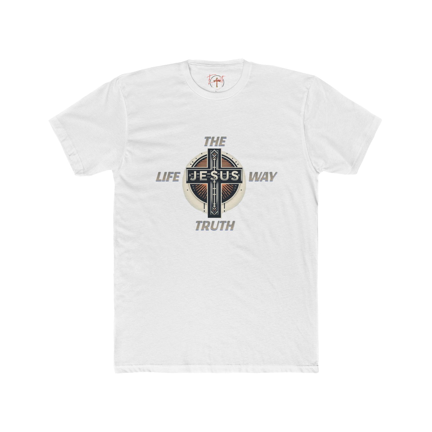 Copy of Unisex Cotton Crew Tee "THE WAY TRUTH LIFE"
