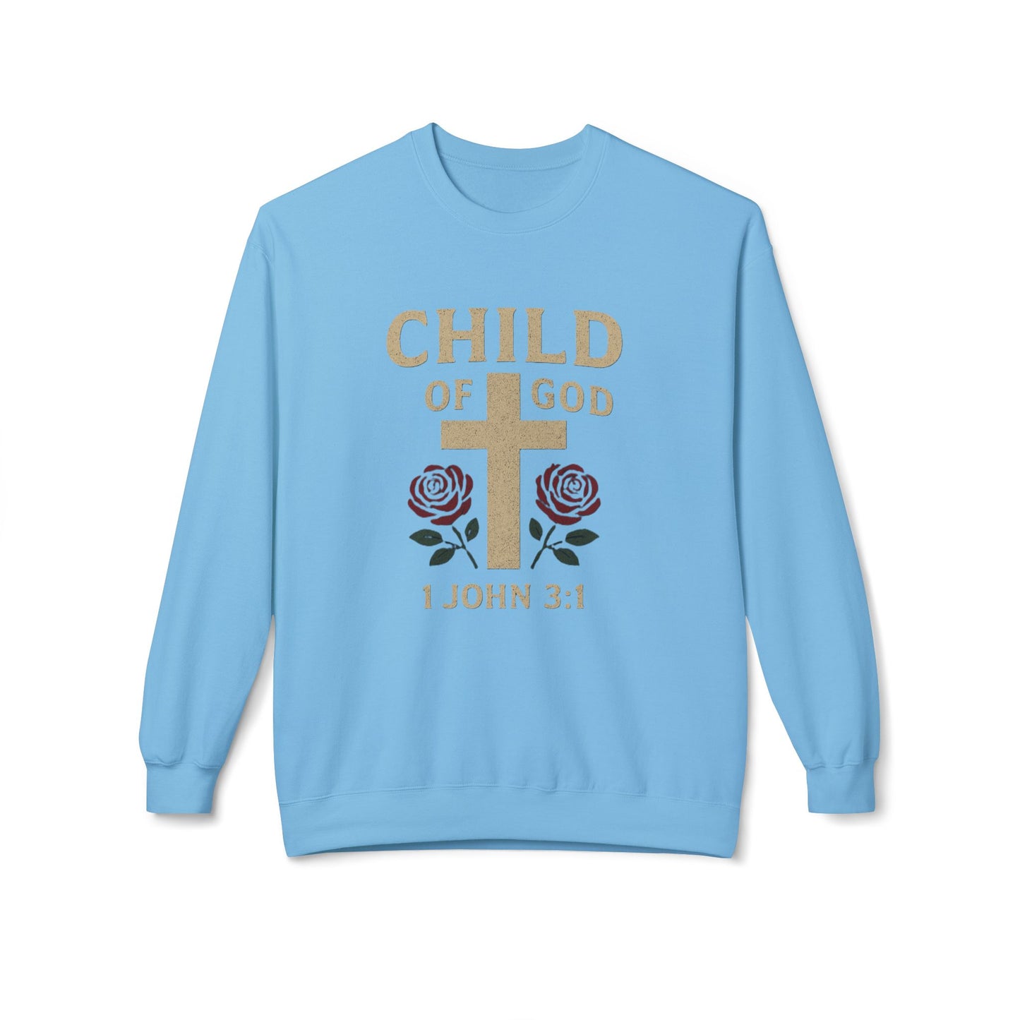 Christian Sweatshirt - 1 John 3:1 'Child of God'