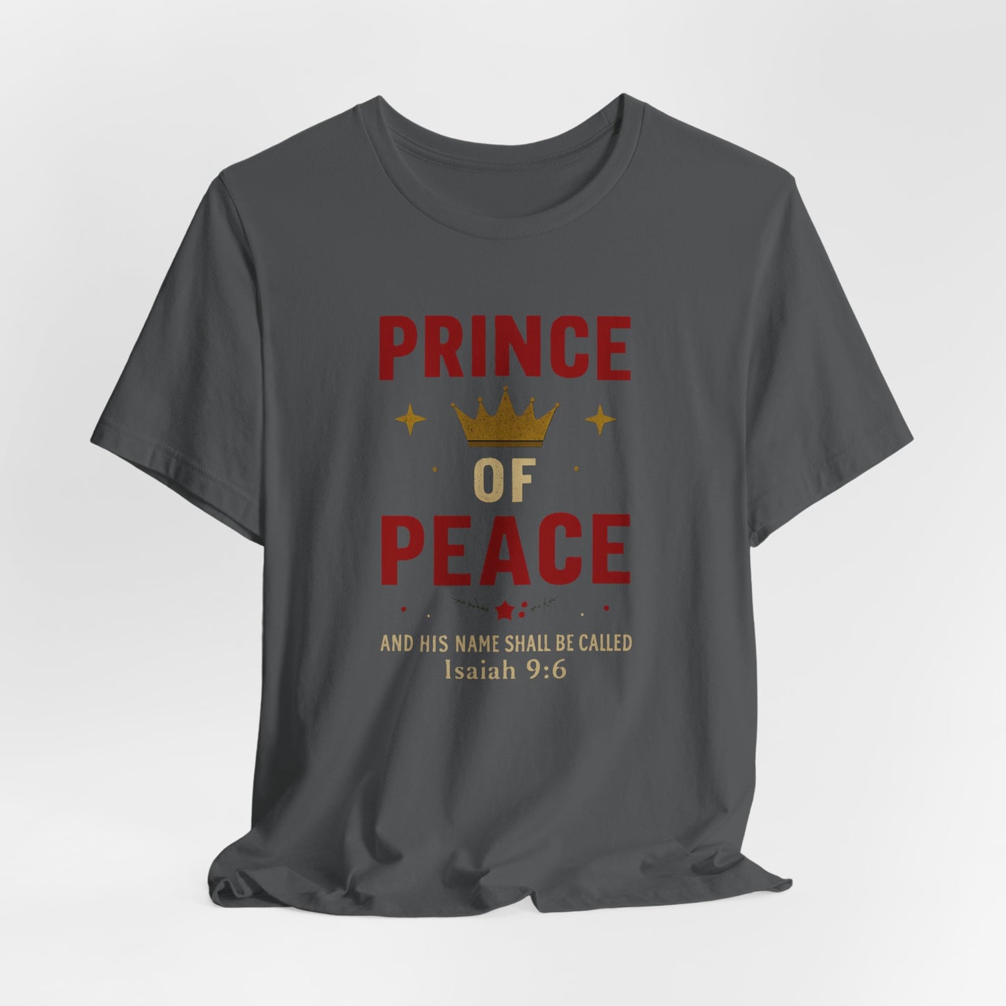 Prince of Peace Isaiah 9:6 T-Shirt — Bible Verse Christian Tee