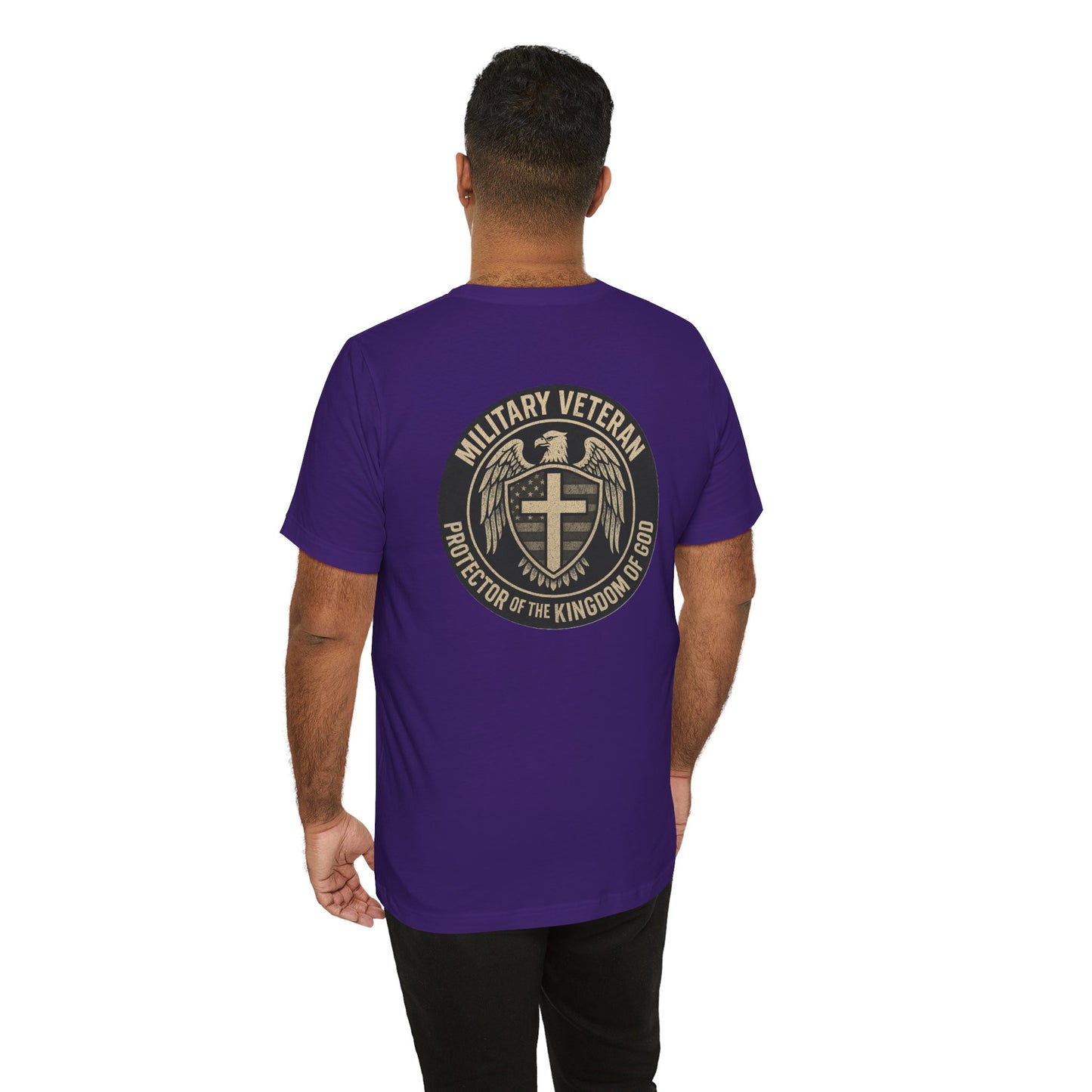 Veteran Protector Tee — "Military Veteran Protector of the Kingdom of God"