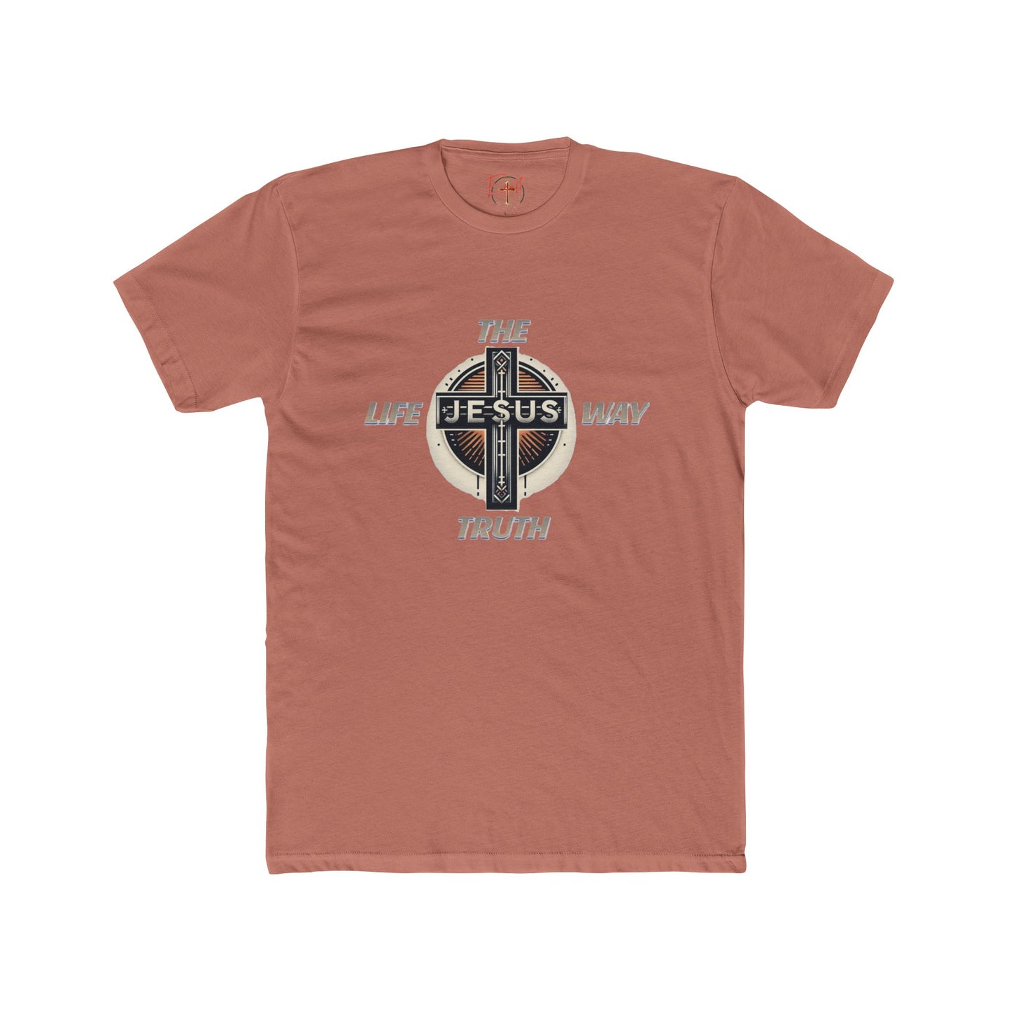 Copy of Unisex Cotton Crew Tee "THE WAY TRUTH LIFE"