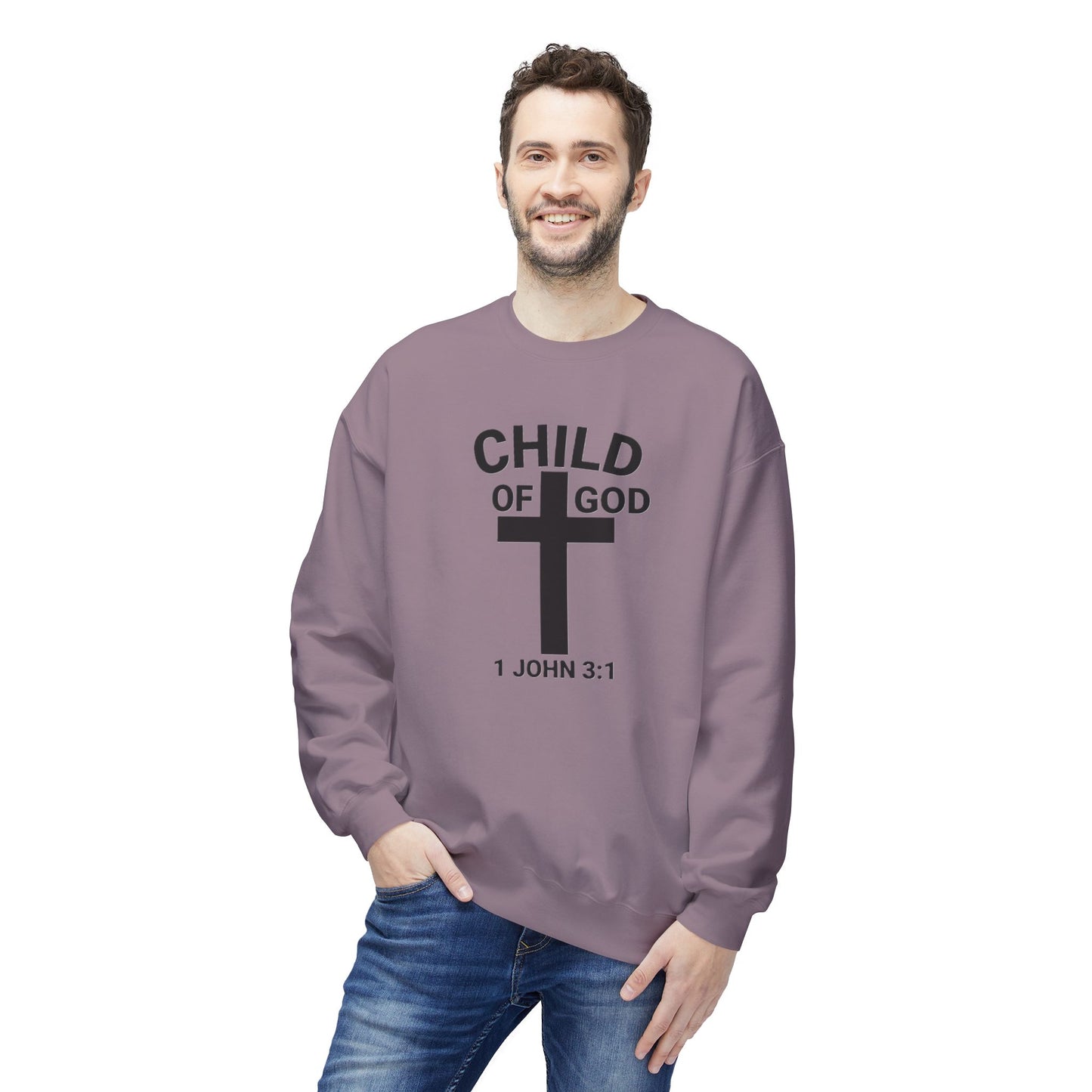 Fleece Sweatshirt Child of God 1 John 3:1