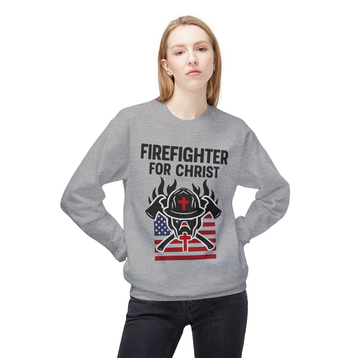 Sweatshirt FIREFIGHTER FOR CHRIST