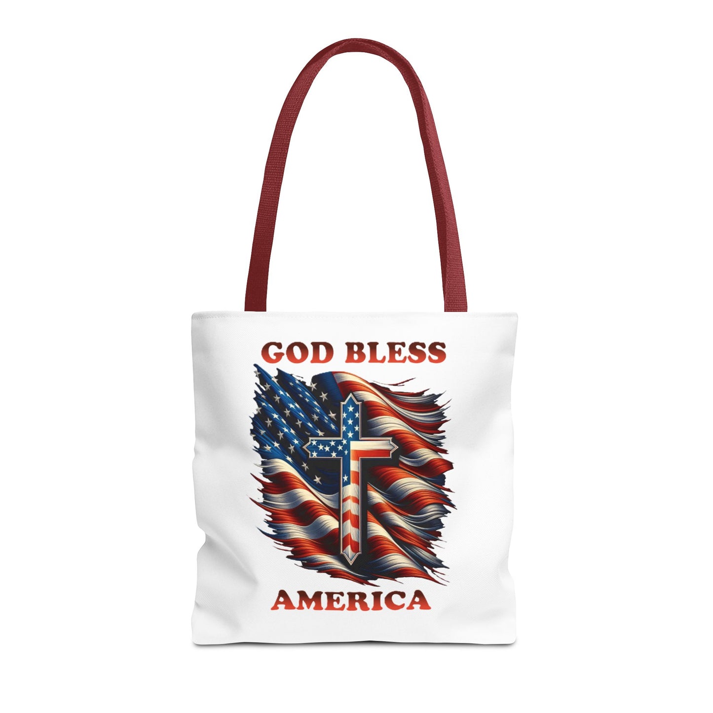 Tote Bag (AOP) "GOD BLESS AMERICA"