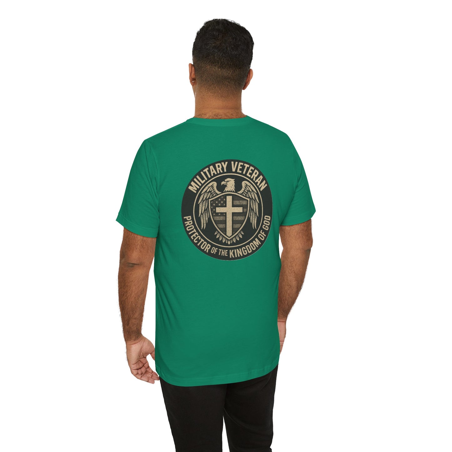 Veteran Protector Tee — "Military Veteran Protector of the Kingdom of God"
