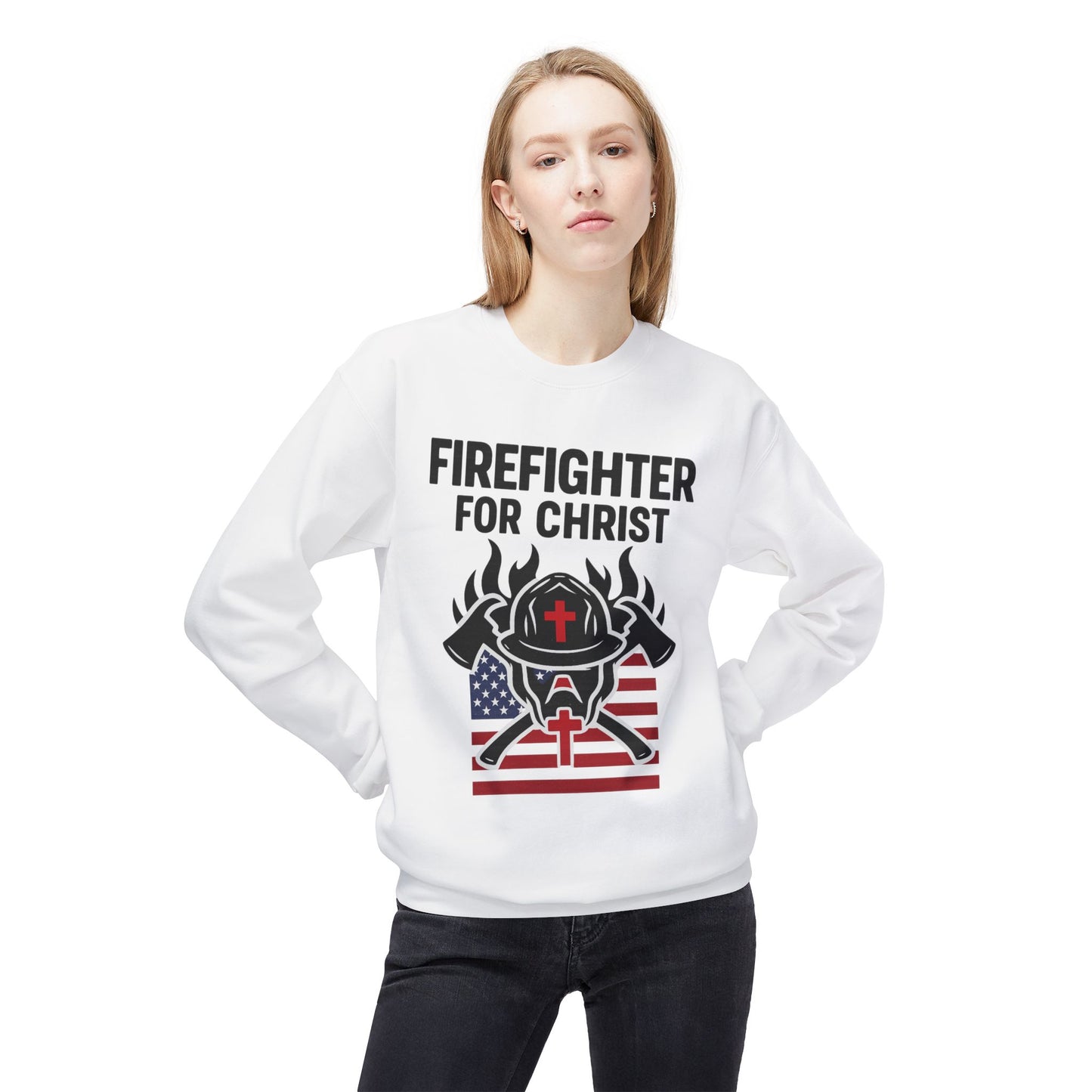 Sweatshirt FIREFIGHTER FOR CHRIST