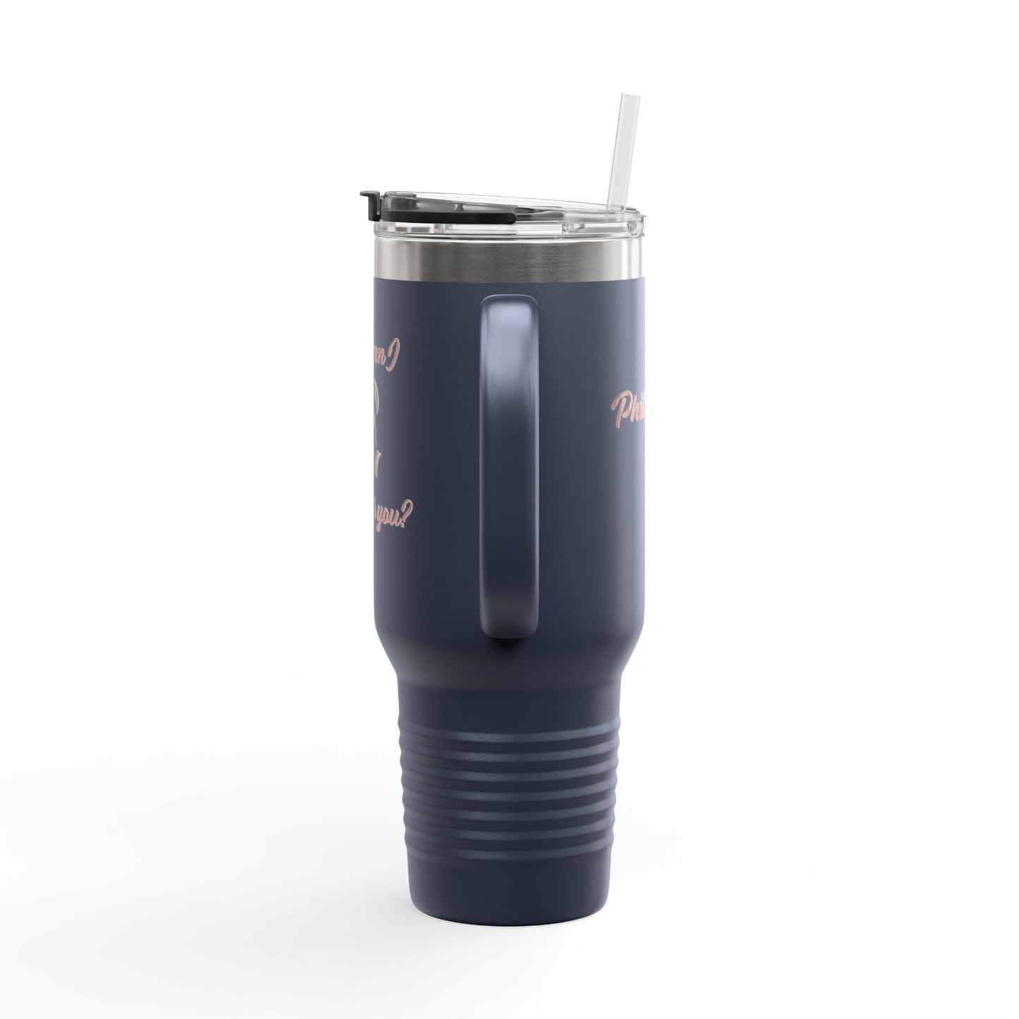 Travel Mug - &quot;How can I pray for you&quot; with Heart and Praying Hands Design