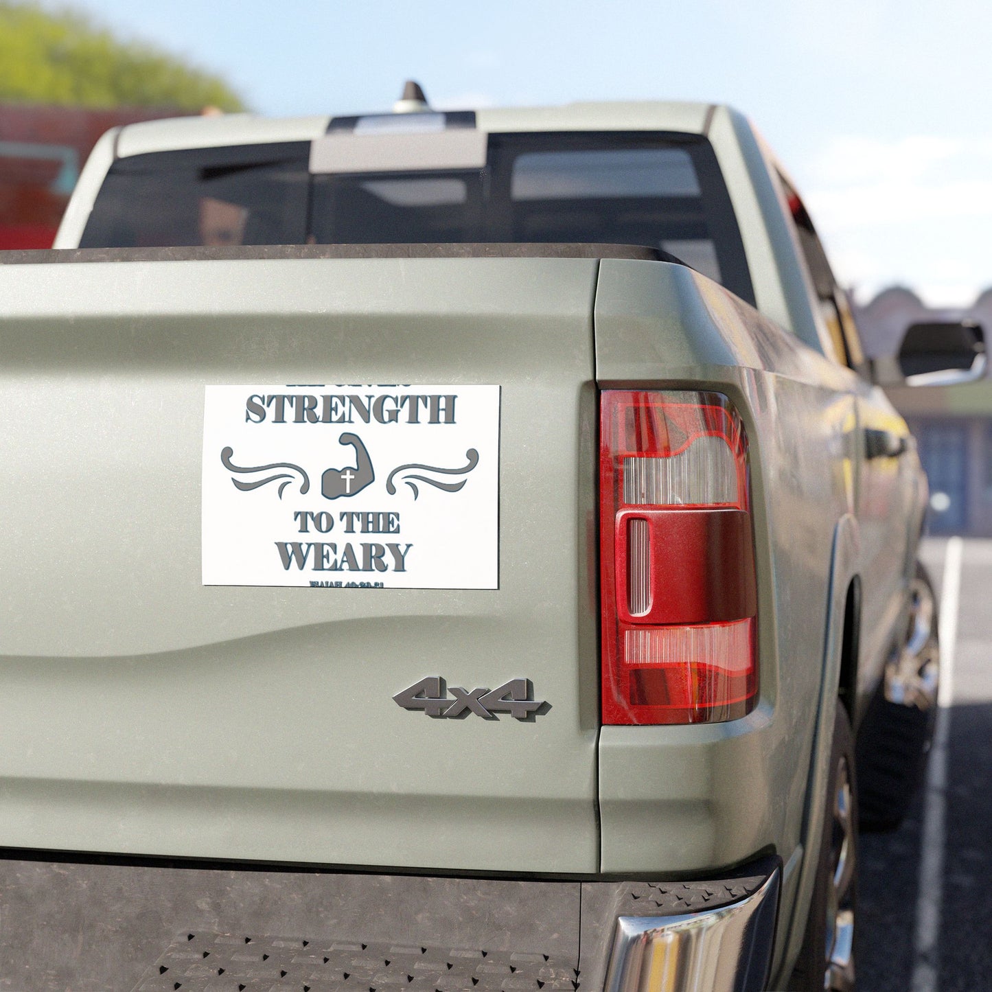 Car Magnets - Bible Verse 'He gives Strength to the Weary' Isaiah 40:29-31