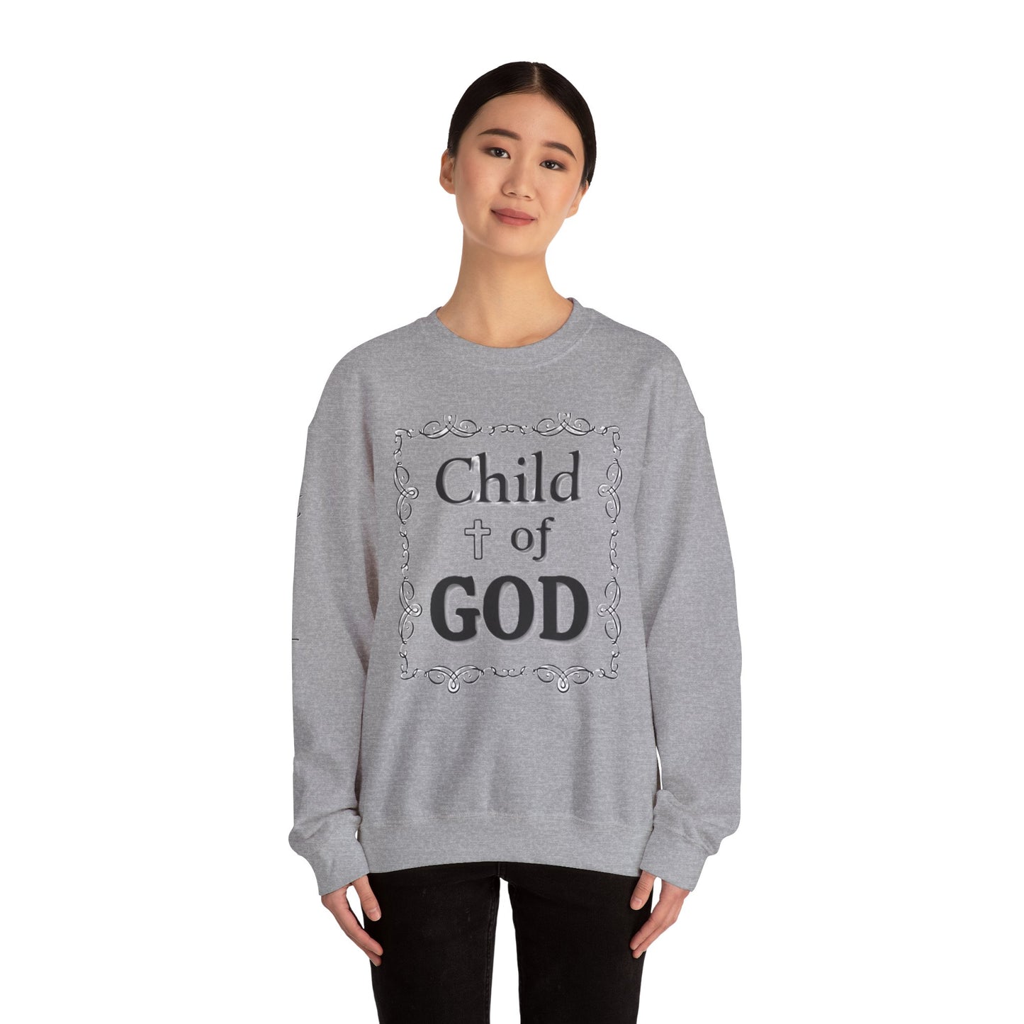 Unisex Heavy Blend™ Crewneck Sweatshirt "Child of God"