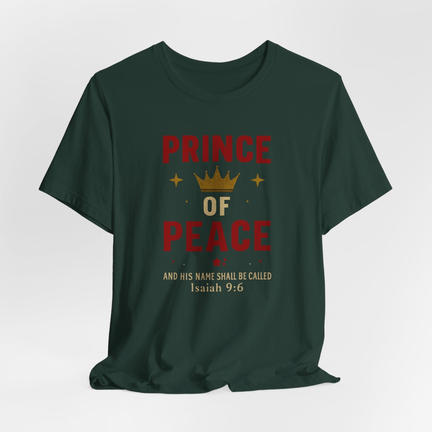 Prince of Peace Isaiah 9:6 T-Shirt — Bible Verse Christian Tee