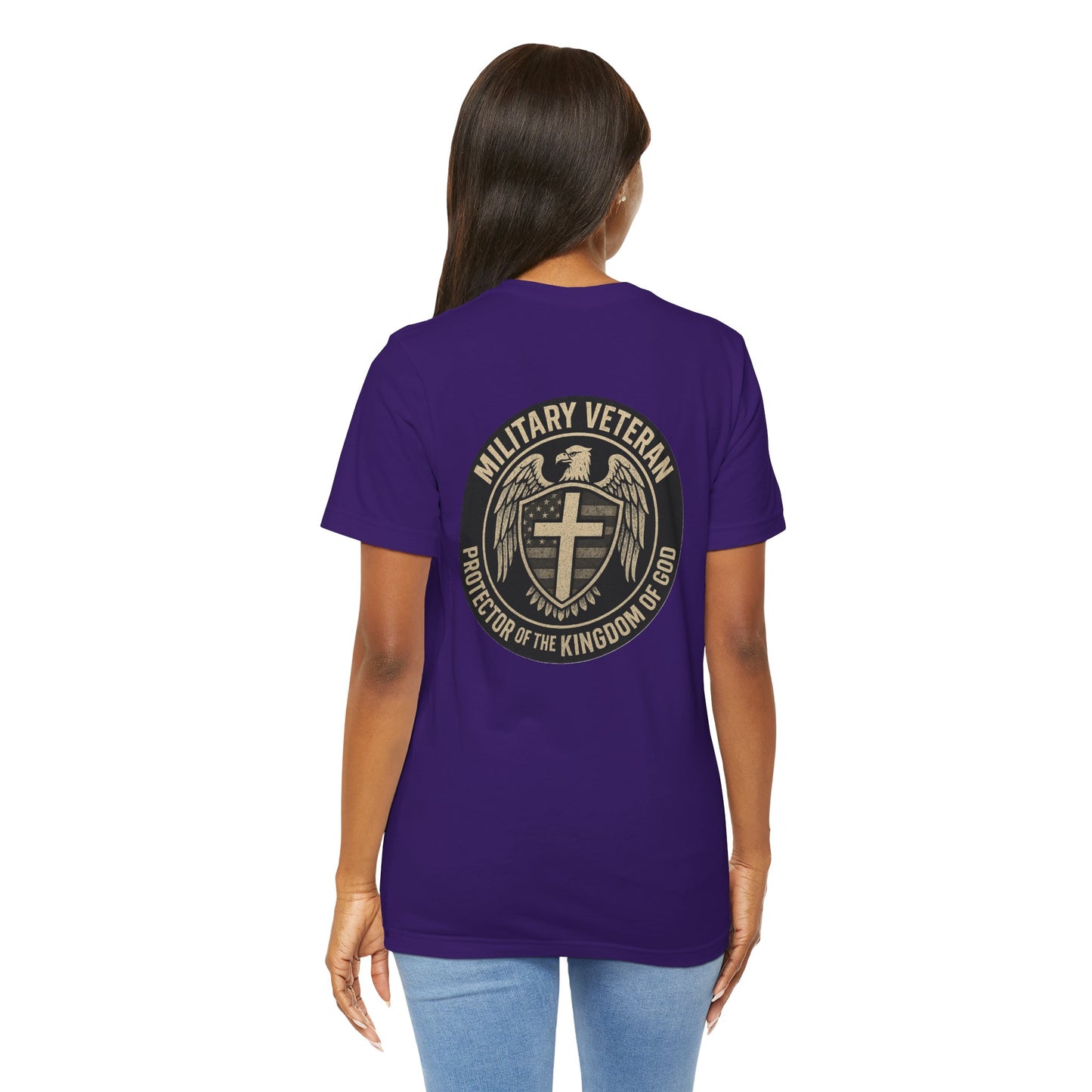 Veteran Protector Tee — "Military Veteran Protector of the Kingdom of God"