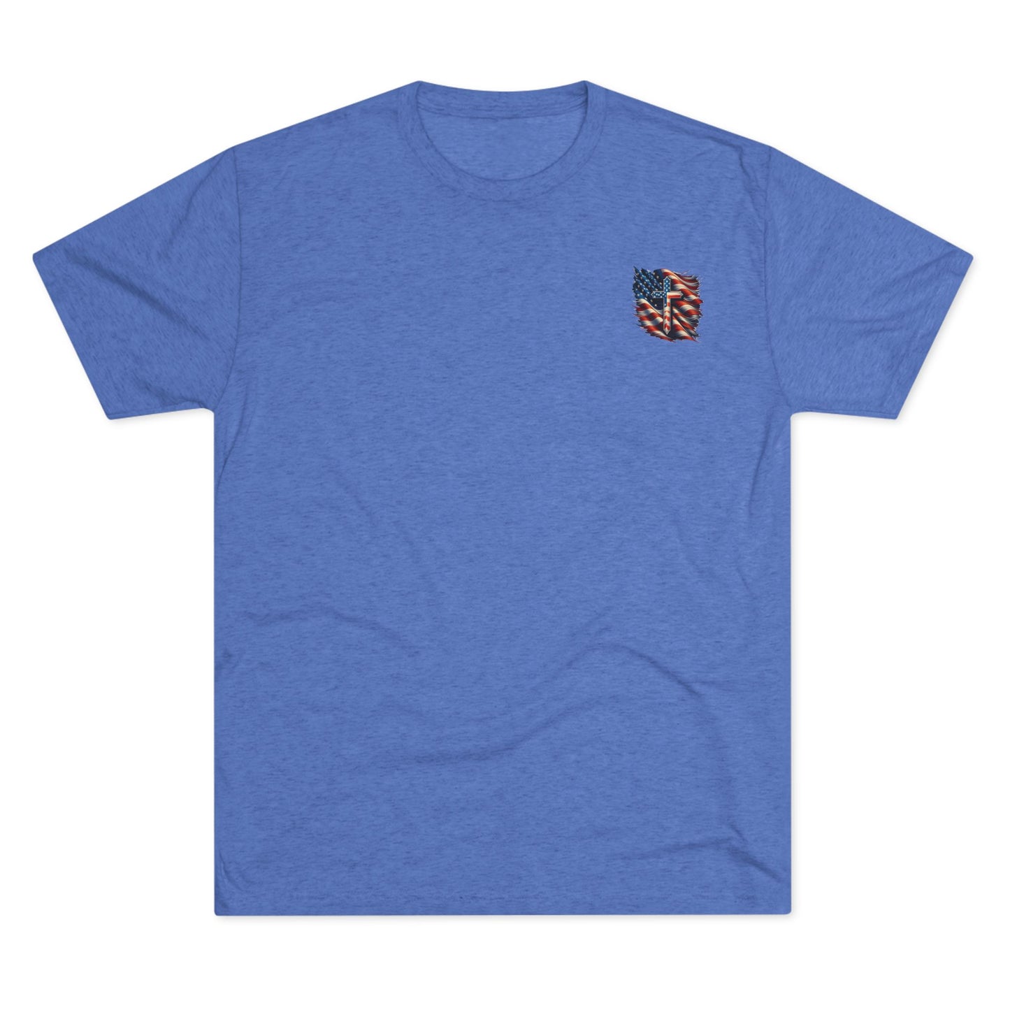 Copy of Unisex Tri-Blend Crew Tee "GOD BLESS AMERICA"