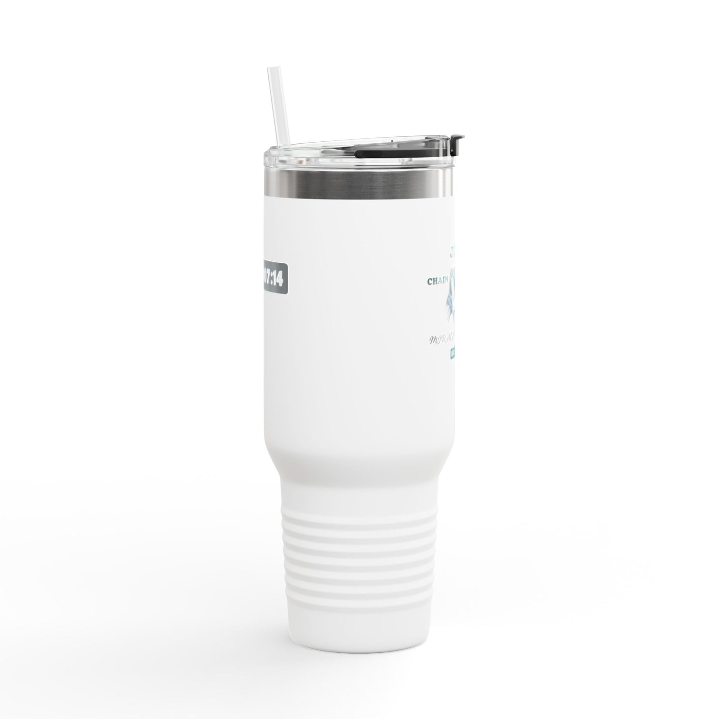 Travel Mug - Jesus Chain Breaker Miracle Worker Design