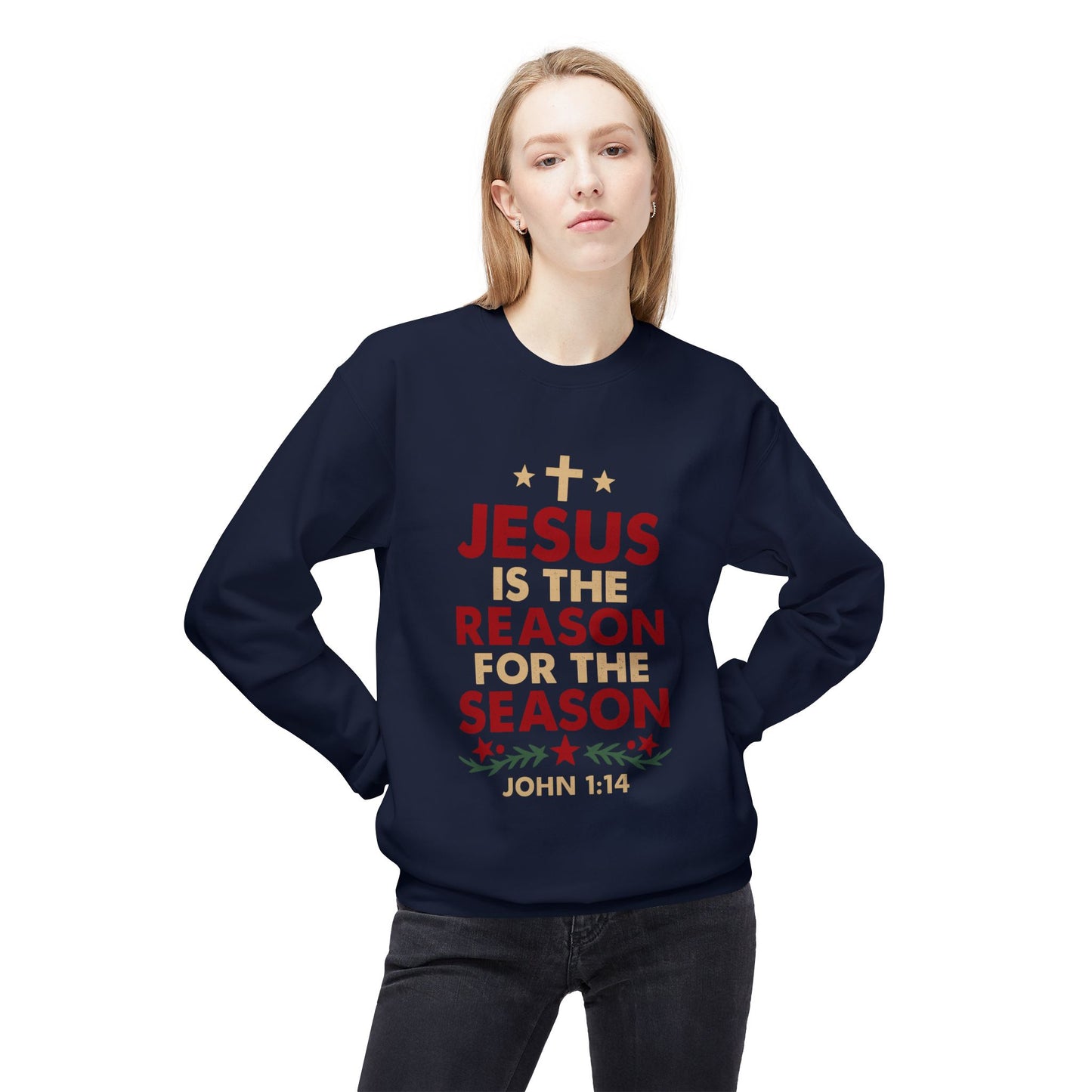 Jesus Is the Reason for the Season Crewneck Sweatshirt
