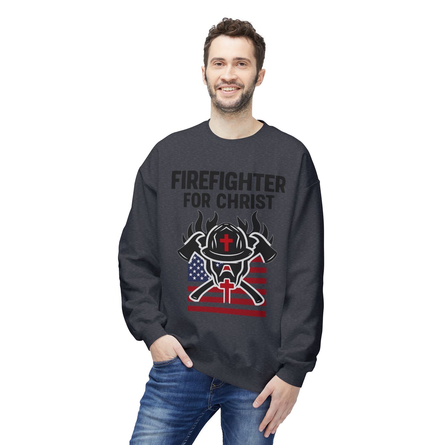 Sweatshirt FIREFIGHTER FOR CHRIST