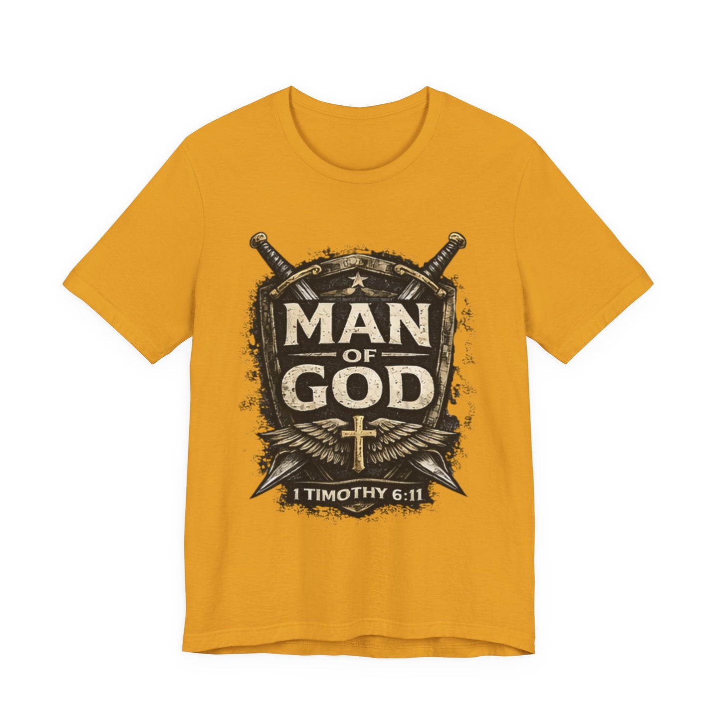Man of God Tee — 1 Timothy 6:11 Christian Faith T-Shirt