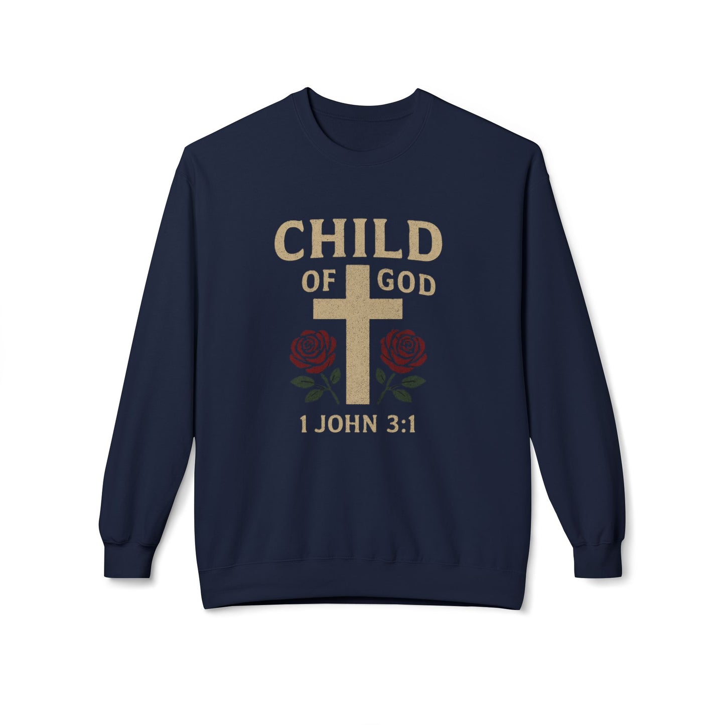 Christian Sweatshirt - 1 John 3:1 'Child of God'