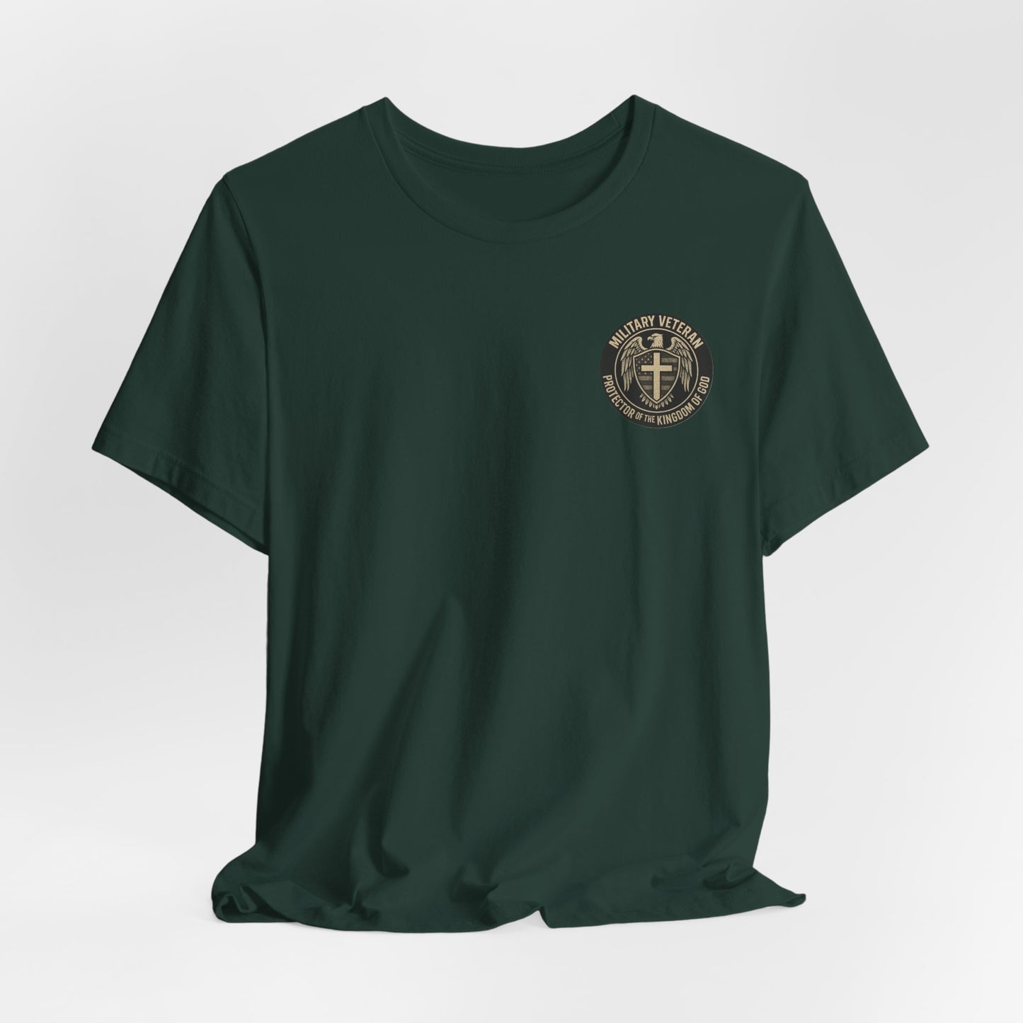 Veteran Protector Tee — "Military Veteran Protector of the Kingdom of God"