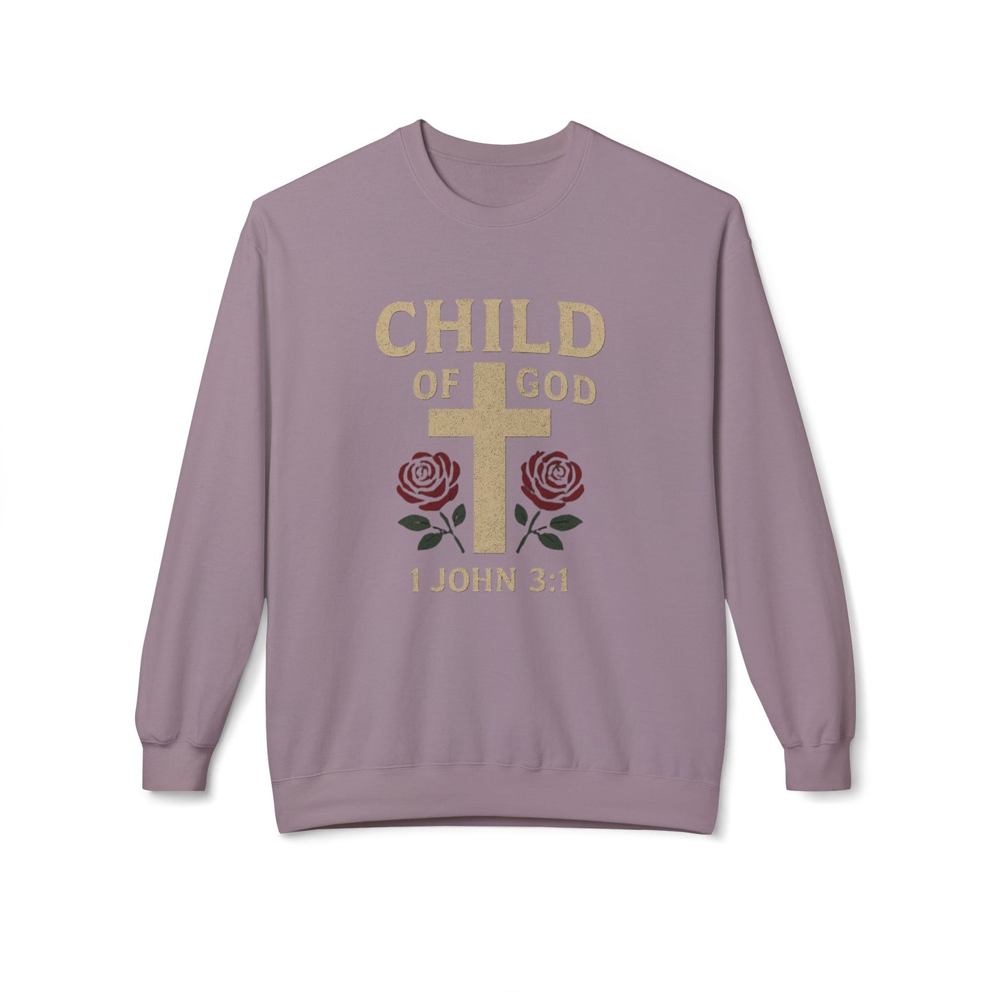 Christian Sweatshirt - 1 John 3:1 'Child of God'