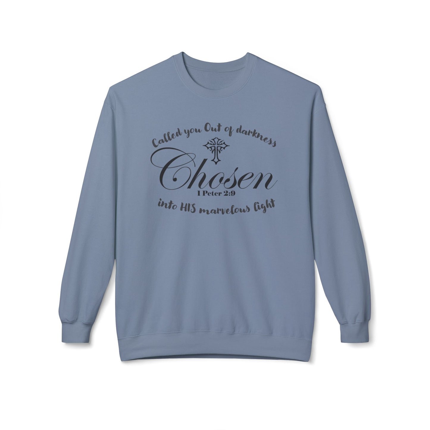 Christian Sweatshirt 1 Peter 2:9 Verse