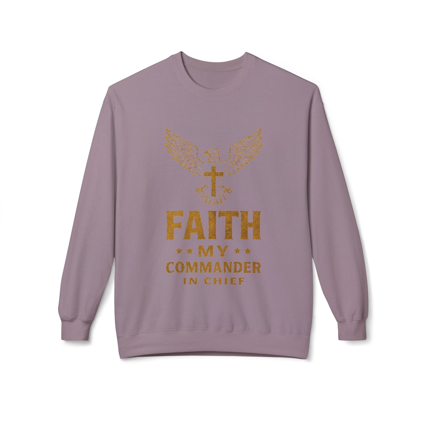 Sweatshirt - Military Christians: 'Faith is my Commander in Chief'