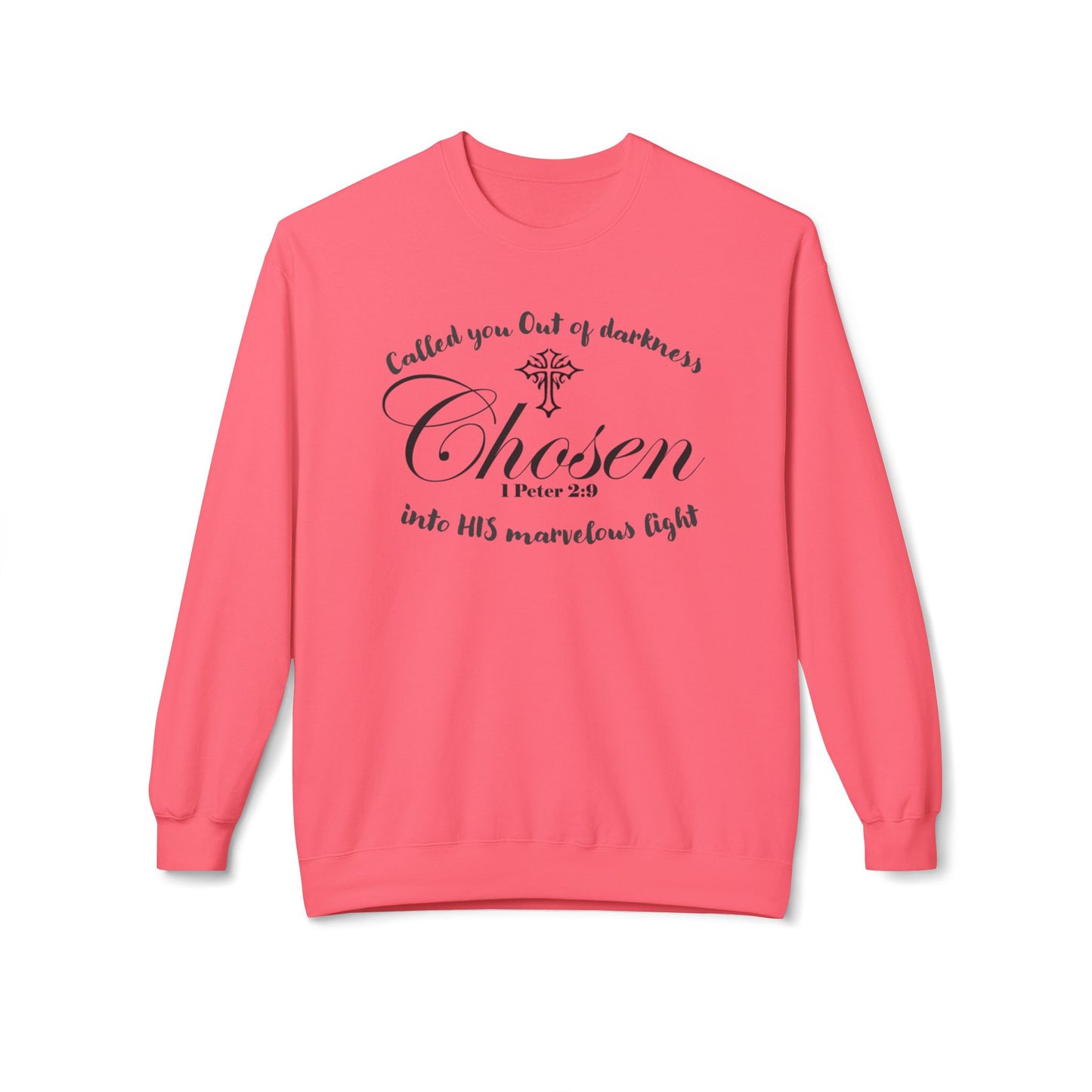Christian Sweatshirt 1 Peter 2:9 Verse