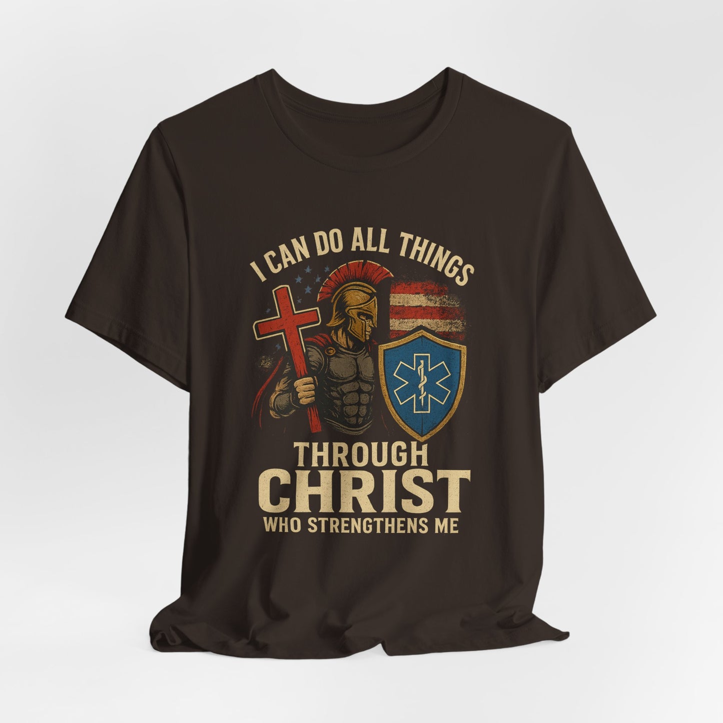 Medical Personnel Tee — "I Can Do All Things Through Christ"