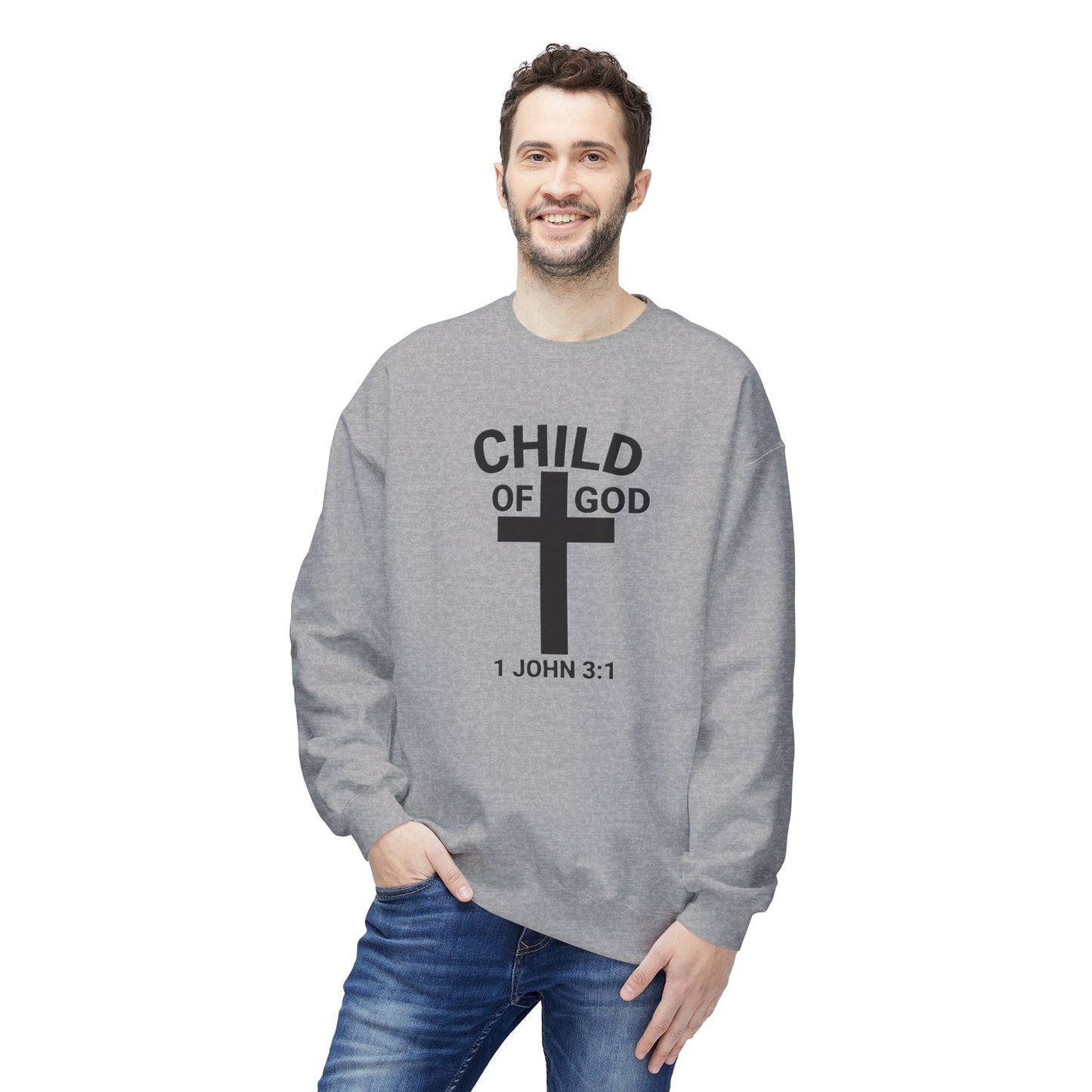 Fleece Sweatshirt Child of God 1 John 3:1