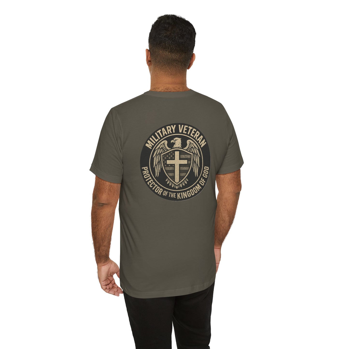Veteran Protector Tee — "Military Veteran Protector of the Kingdom of God"