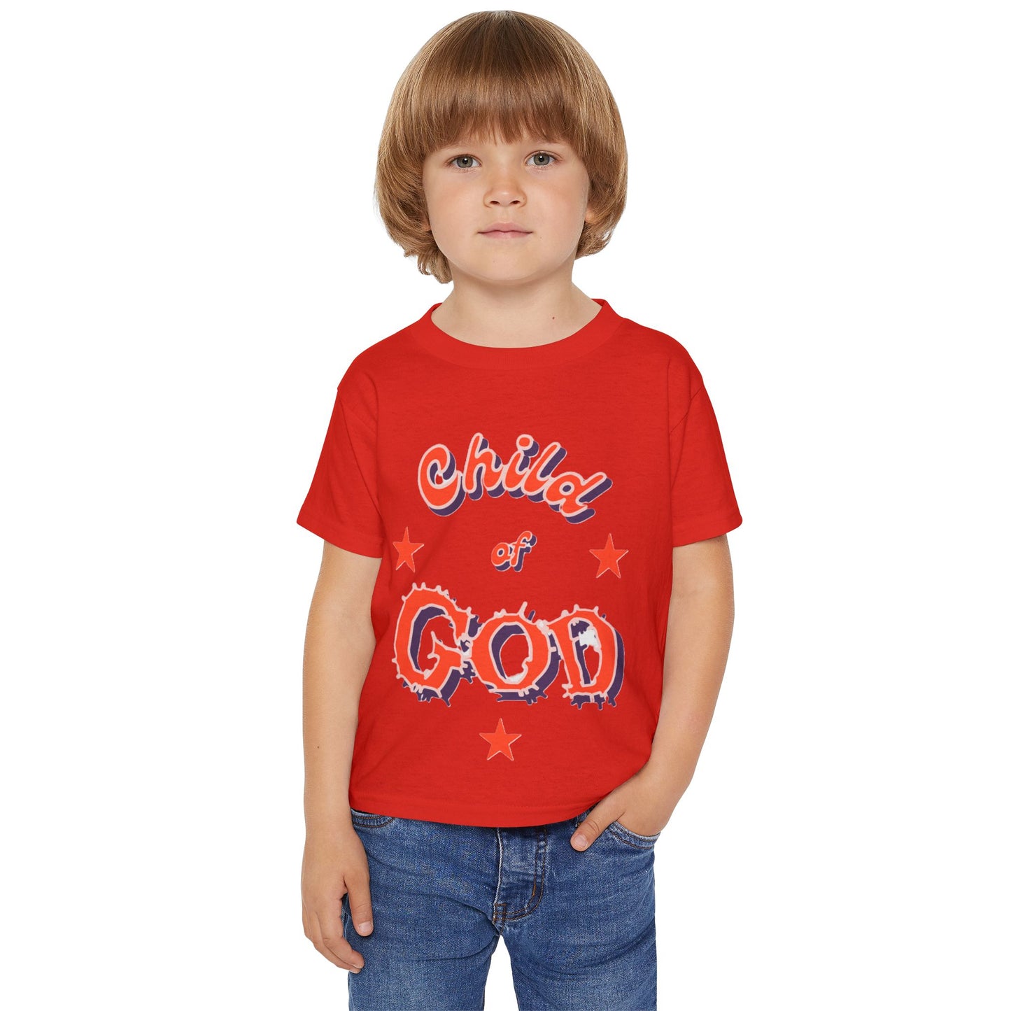Heavy Cotton™ Toddler "Child of GOD" T-shirt