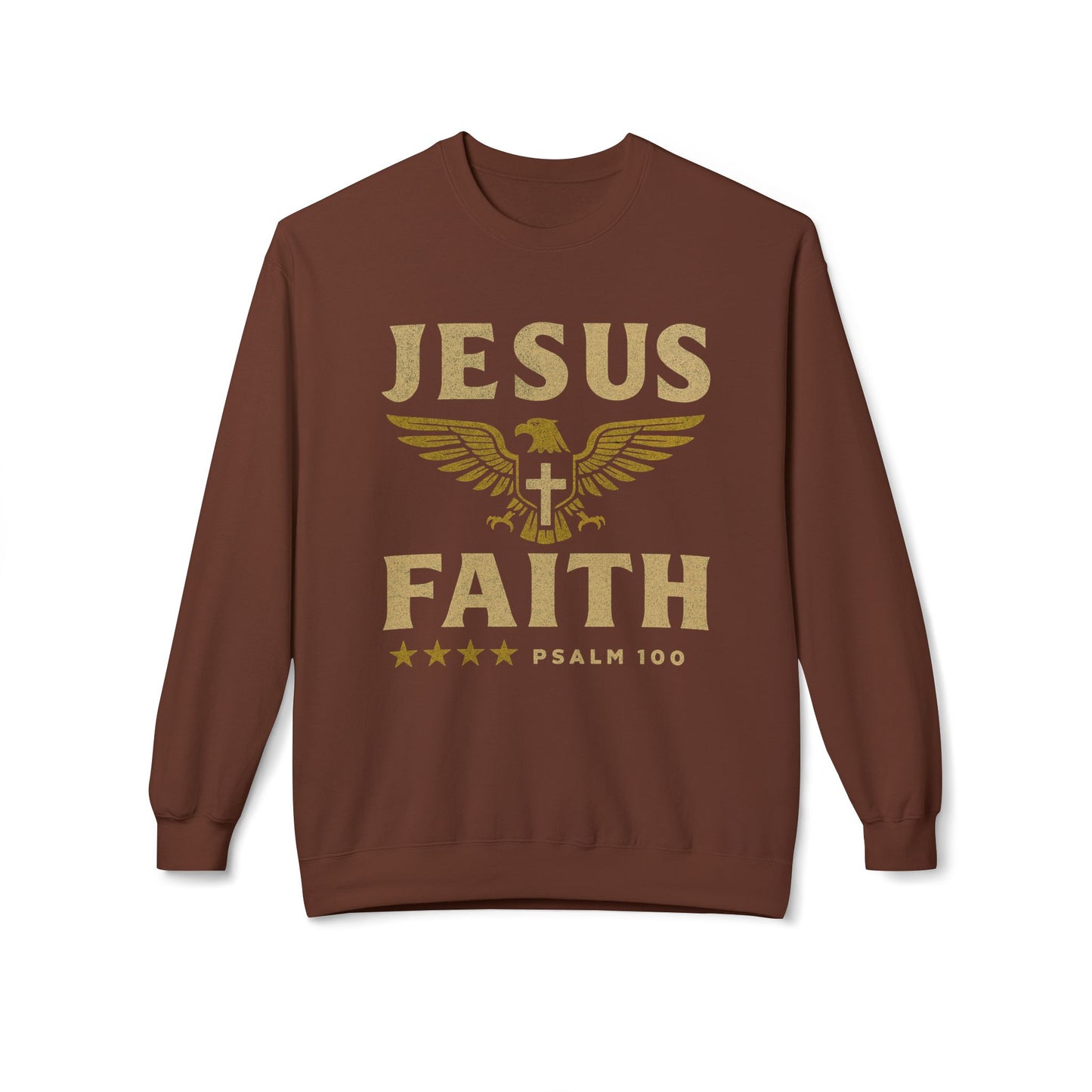 Christian Military Unisex Sweatshirt - Jesus/Faith Design