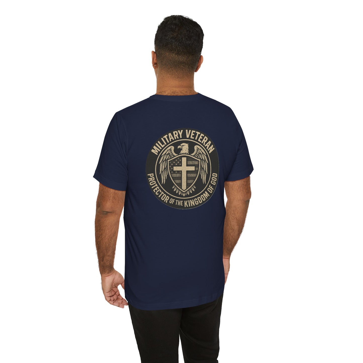 Veteran Protector Tee — "Military Veteran Protector of the Kingdom of God"